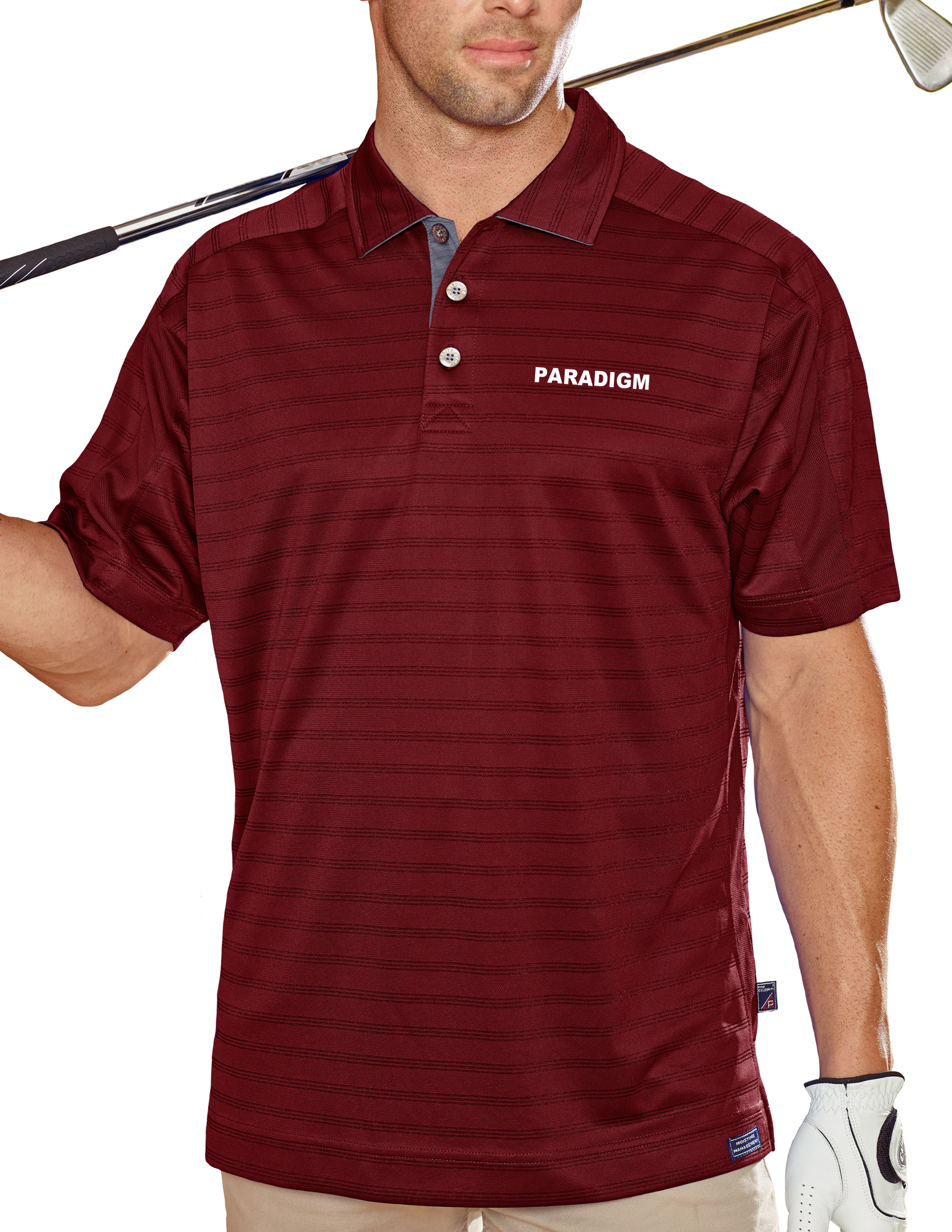 Men's Paradigm Engineer Track Knit Polo Shirt 9