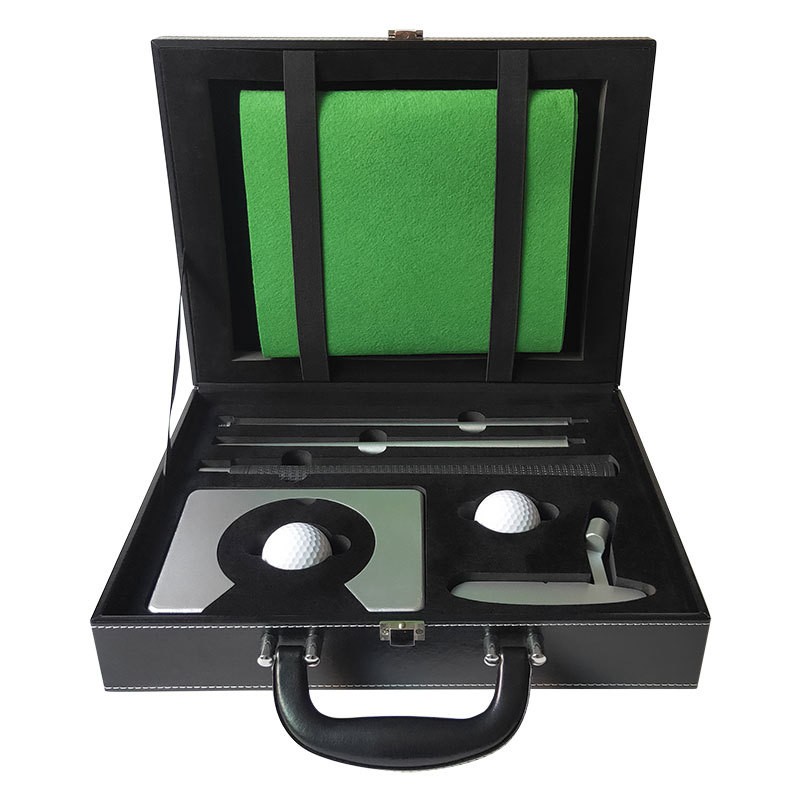 Portable Golf Putter Set Kit With Leather Case 5