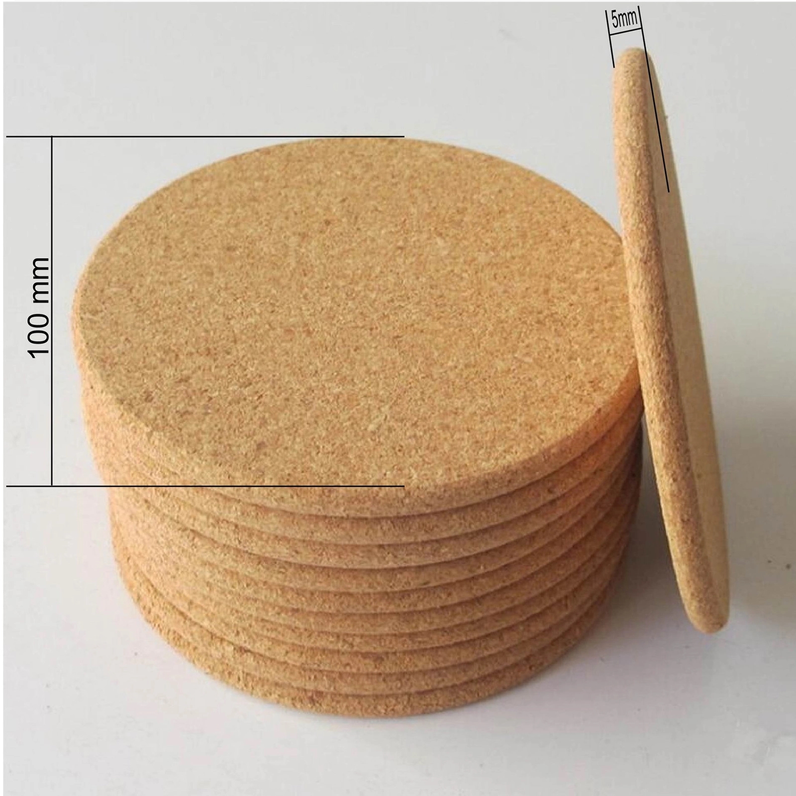 4" Round Cork Coaster 3
