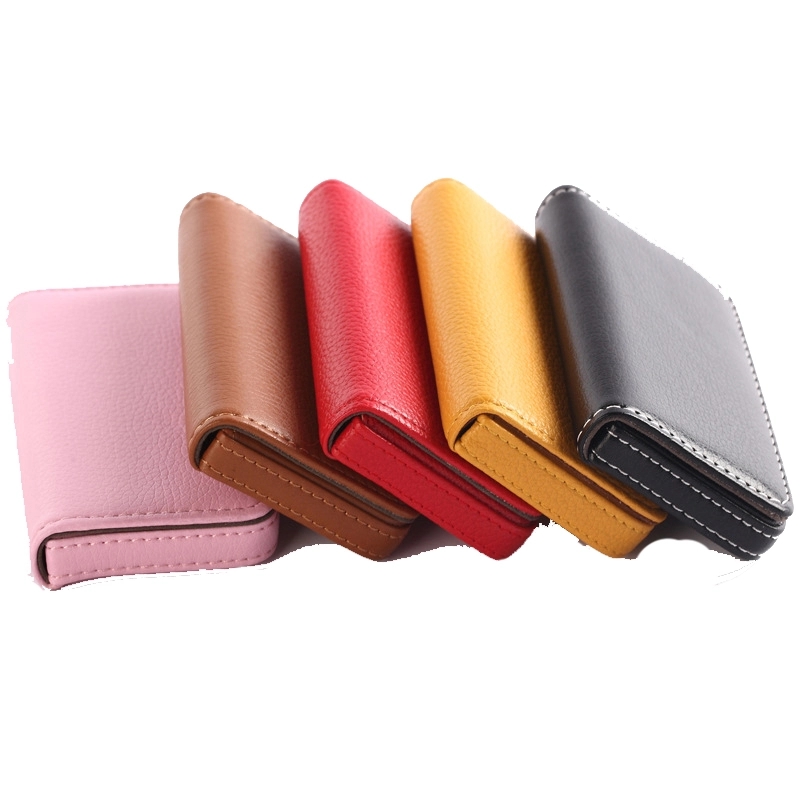 Business Name Card Holder Luxury PU Leather 5