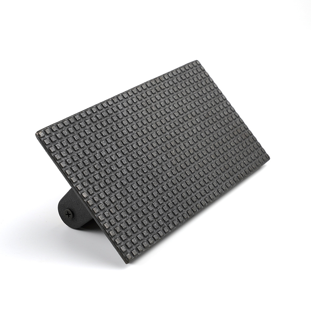 Cast Iron Smash Burger Press With Wood Handle (Rectangle ) 7