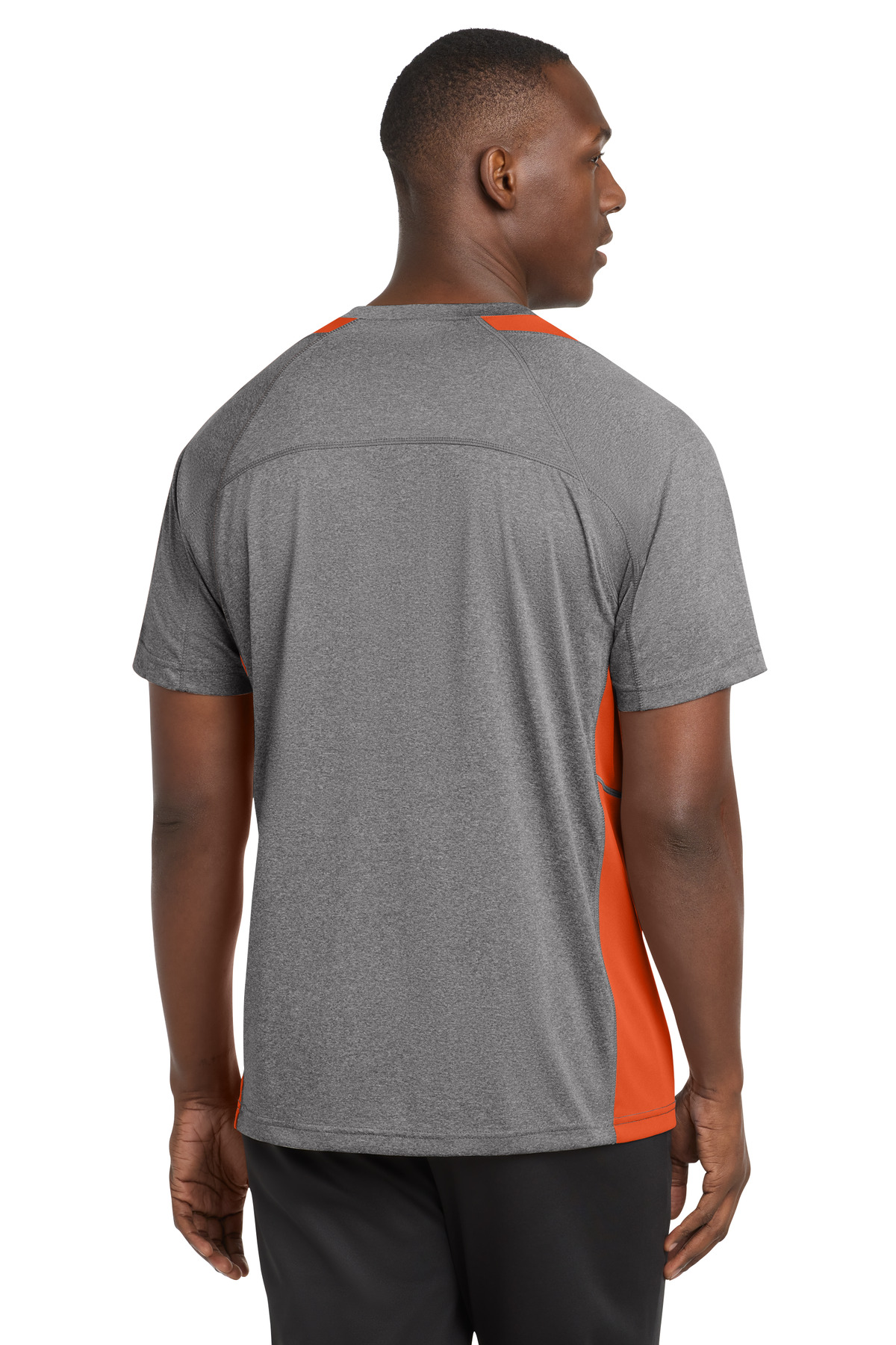Sport-Tek Heather Colorblock Contender Tee. ST361 68