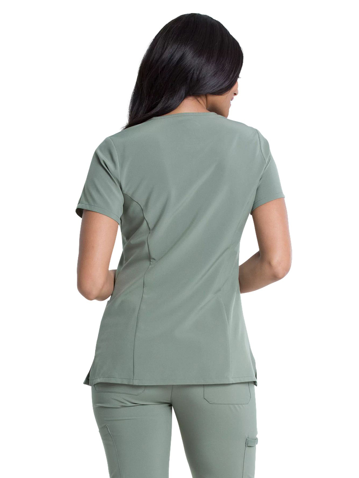 Dickies Medical - EDS Essentials - Women's 2-Pocket Contemporary V-Neck Top 53