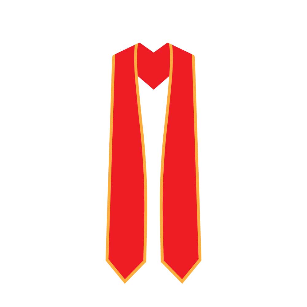 Honorary Graduation Stole - Full-Color Sublimation 60" 16