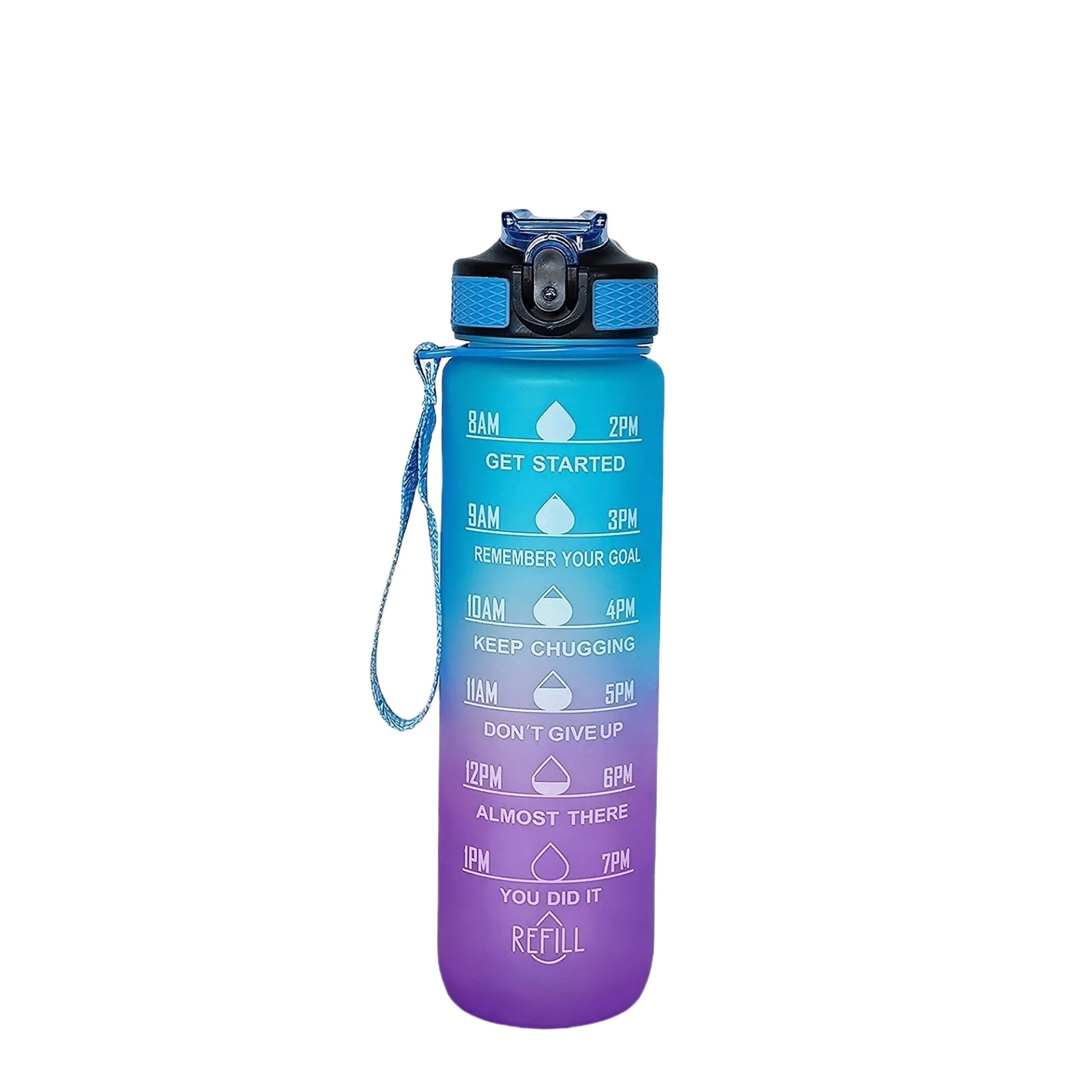 MOQ 34oz Durable Water Bottles Motivational with Time Marker 11