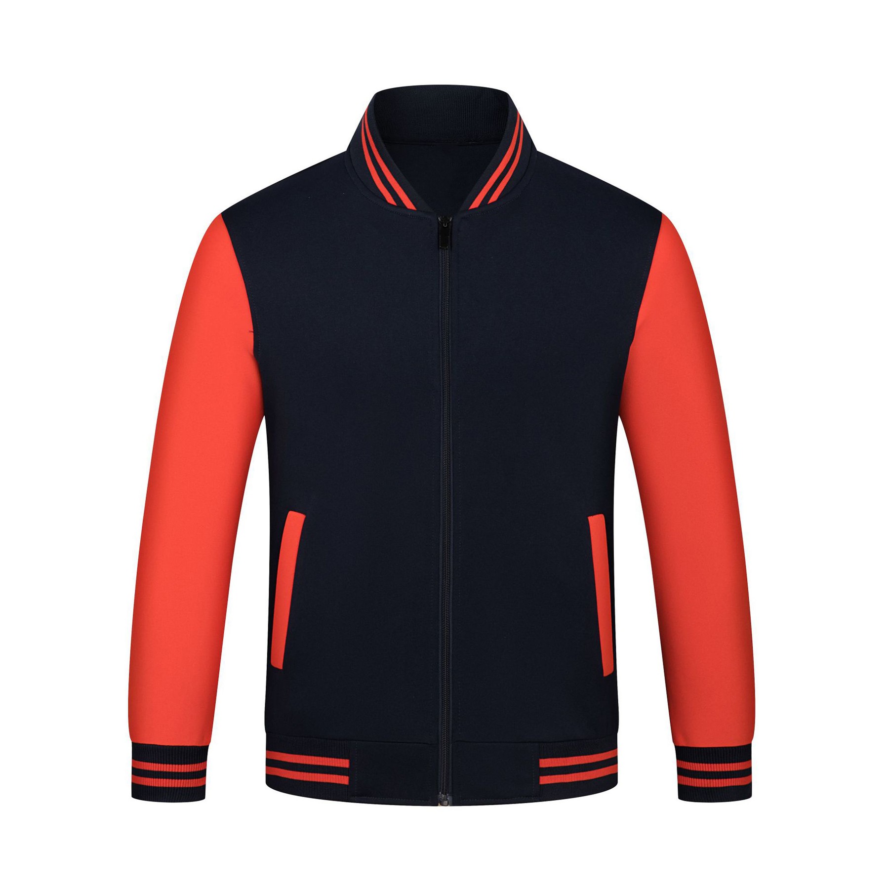 Unisex Zipper Baseball Jacket 9