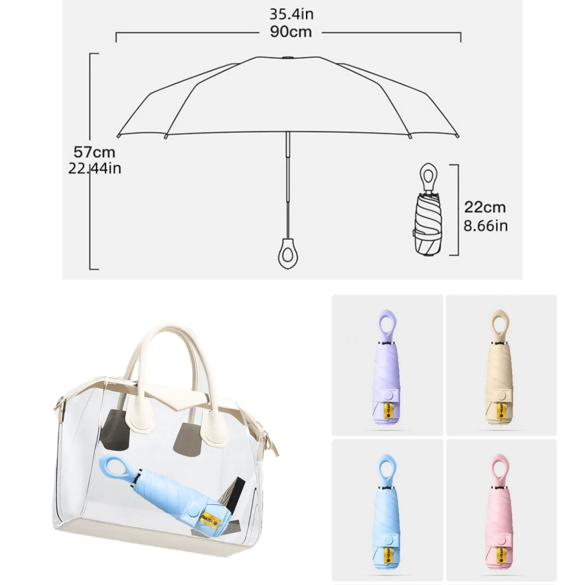 Customized 50% off 6-bone umbrella 3