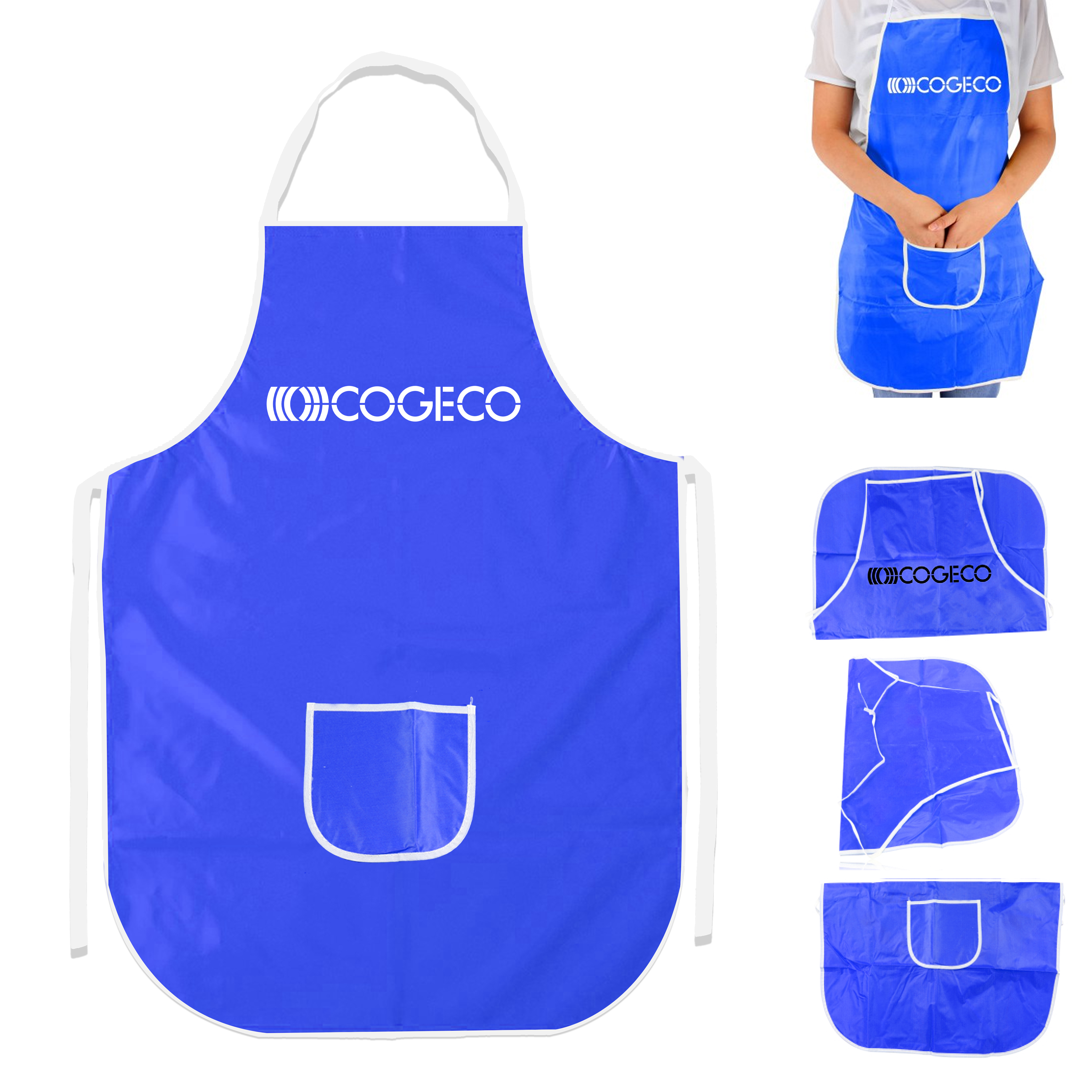 Soft Polyester Apron with Pocket 1