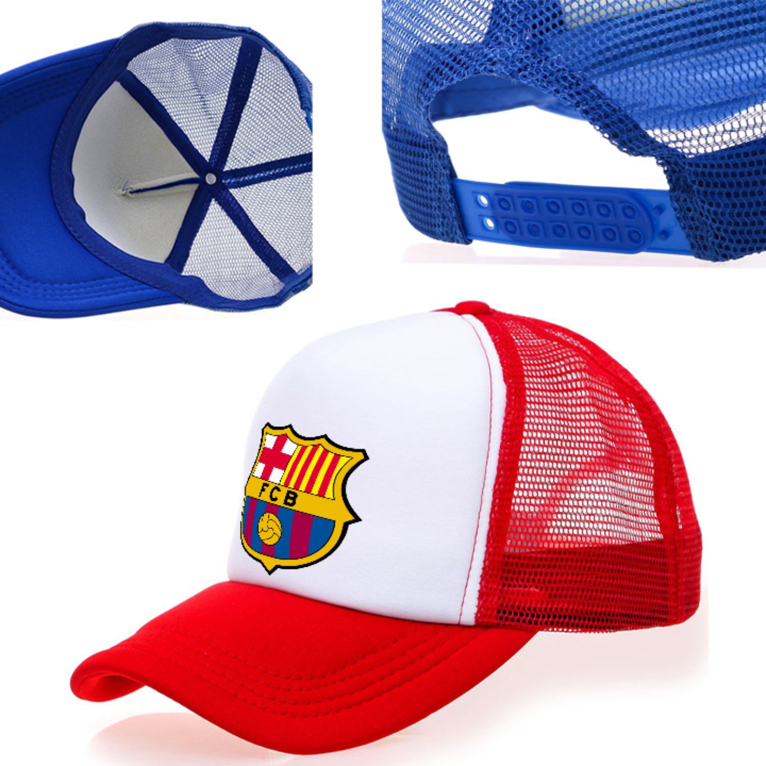 Trucker Caps w/ Mesh back & plastic snapback 100% Polyester 5