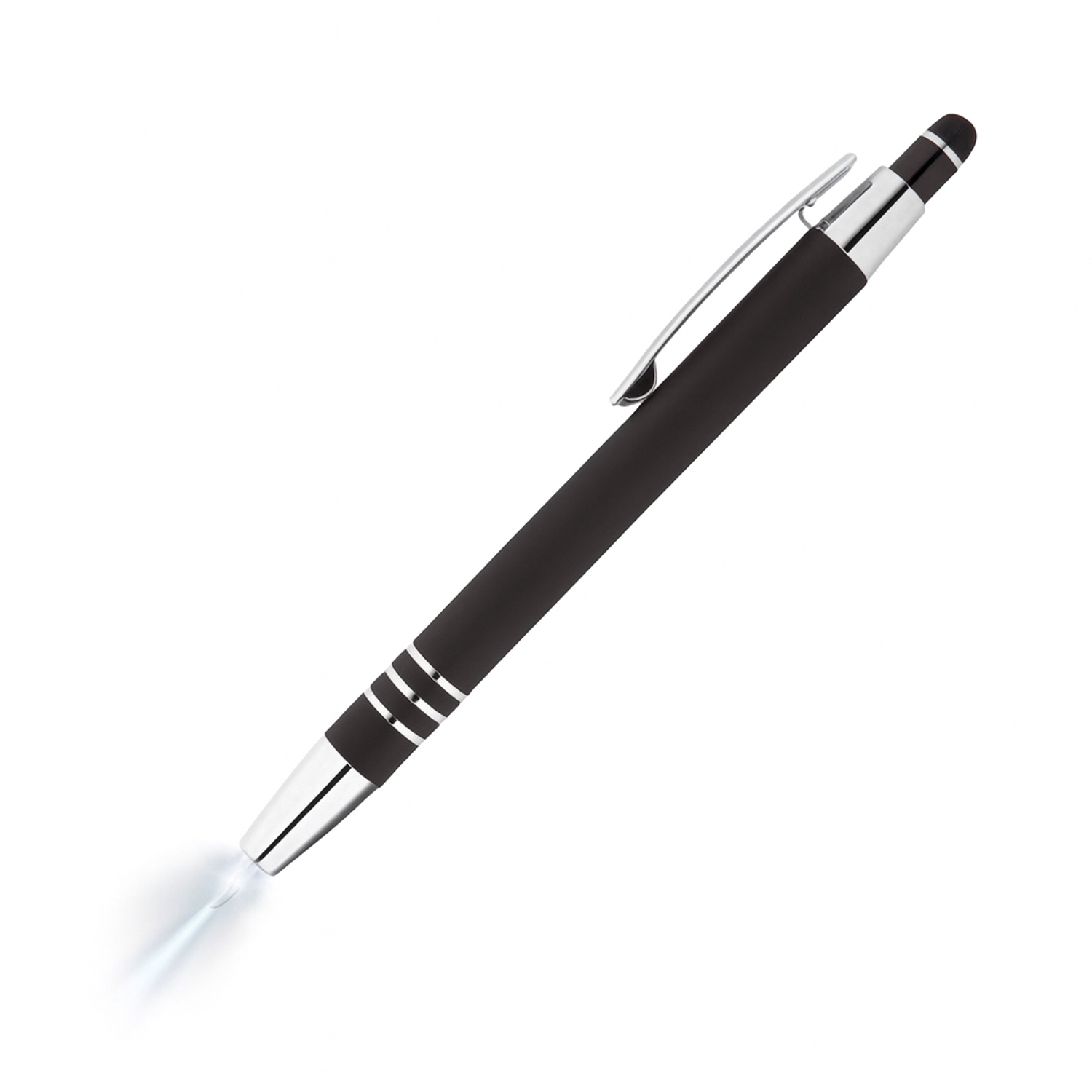 Flashlight and Stylus Click Metal Pen 6