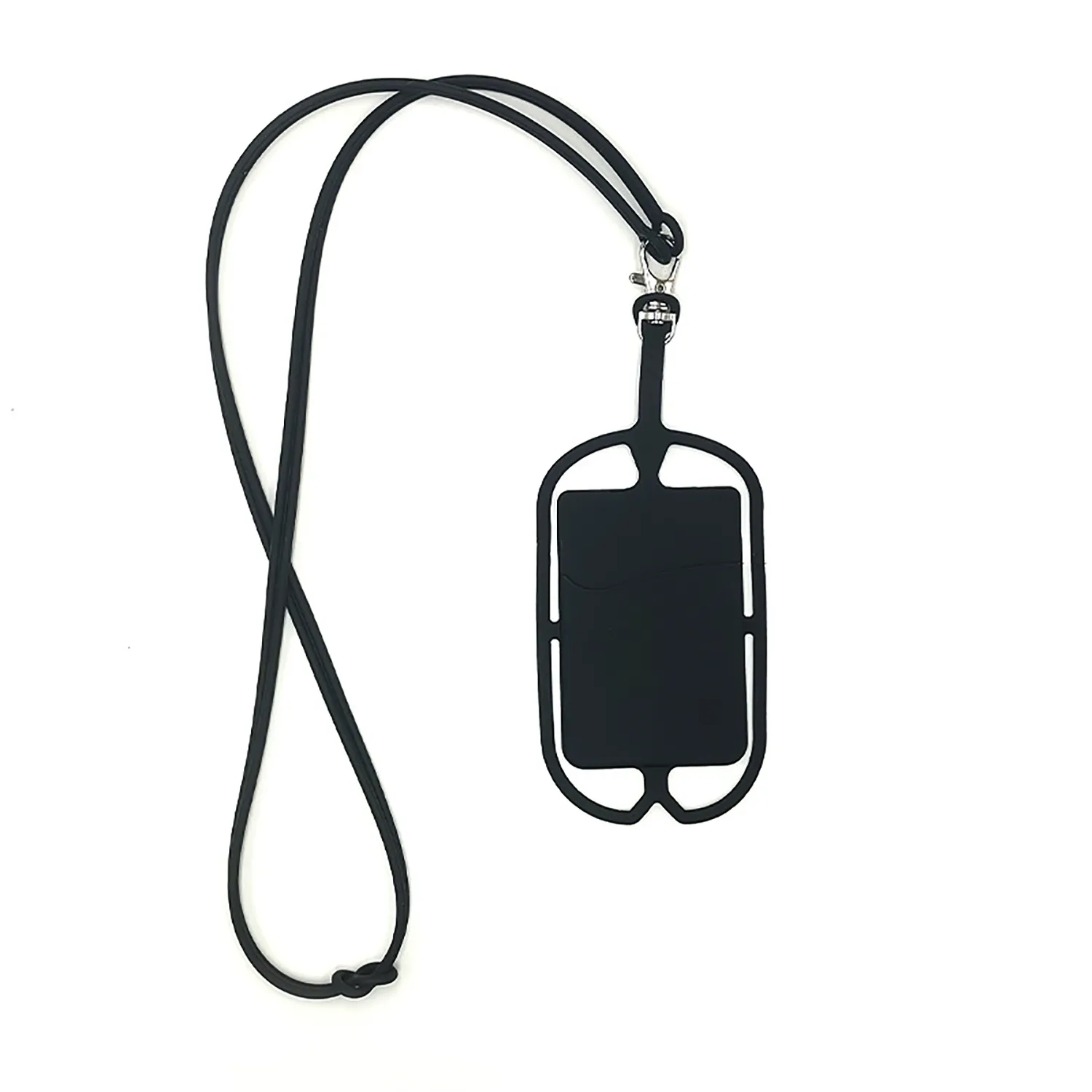 Silicone Lanyards with Phone Holder and Wallet 6