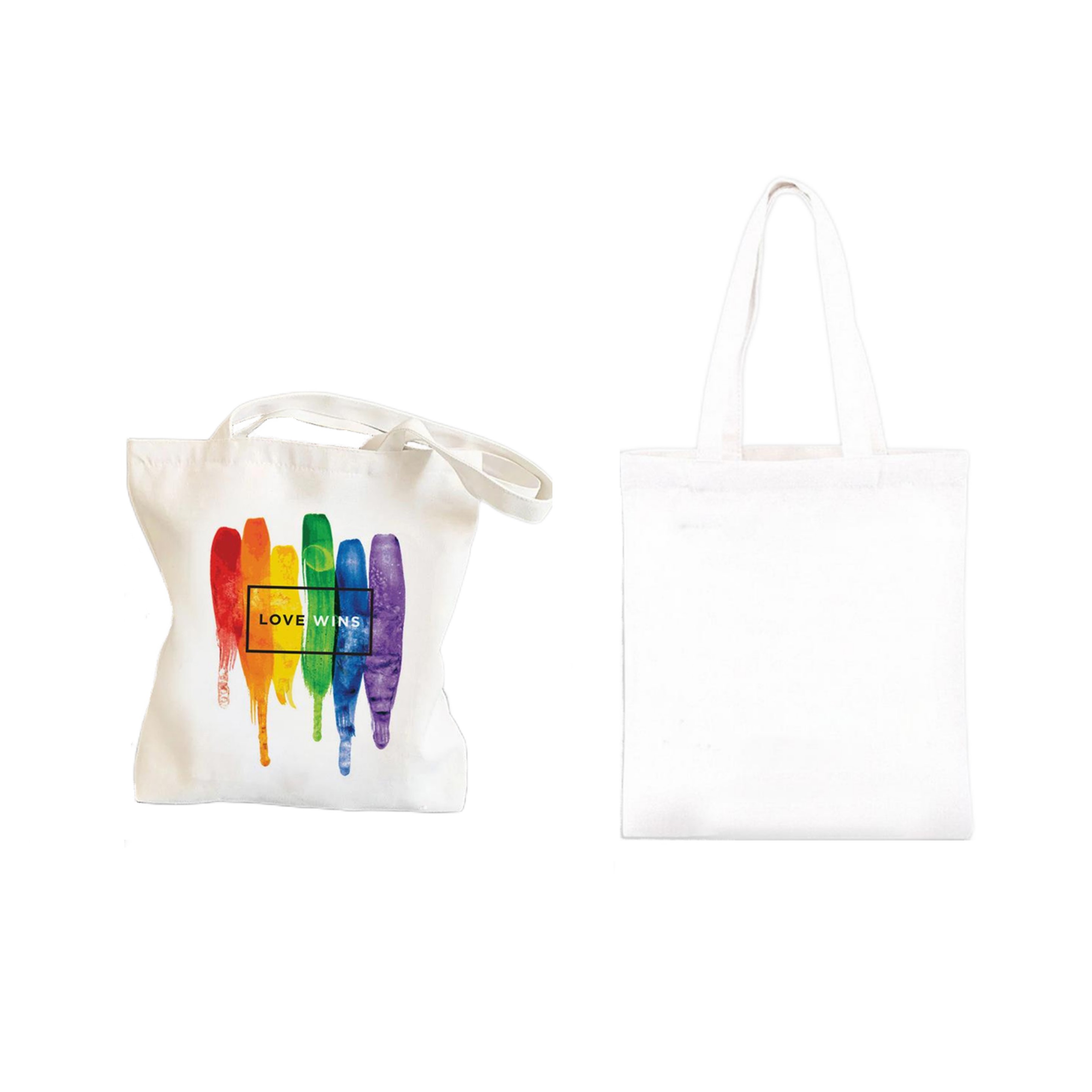 Rainbow Tote Bag (direct import) 3