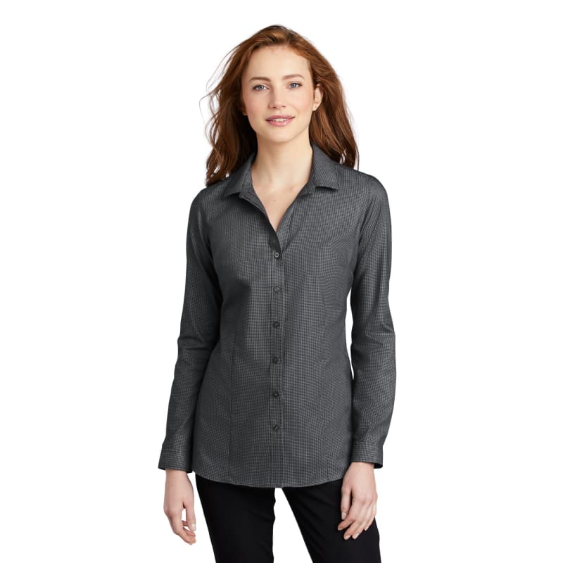 Port Authority Ladies Pincheck Easy Care Shirt 3