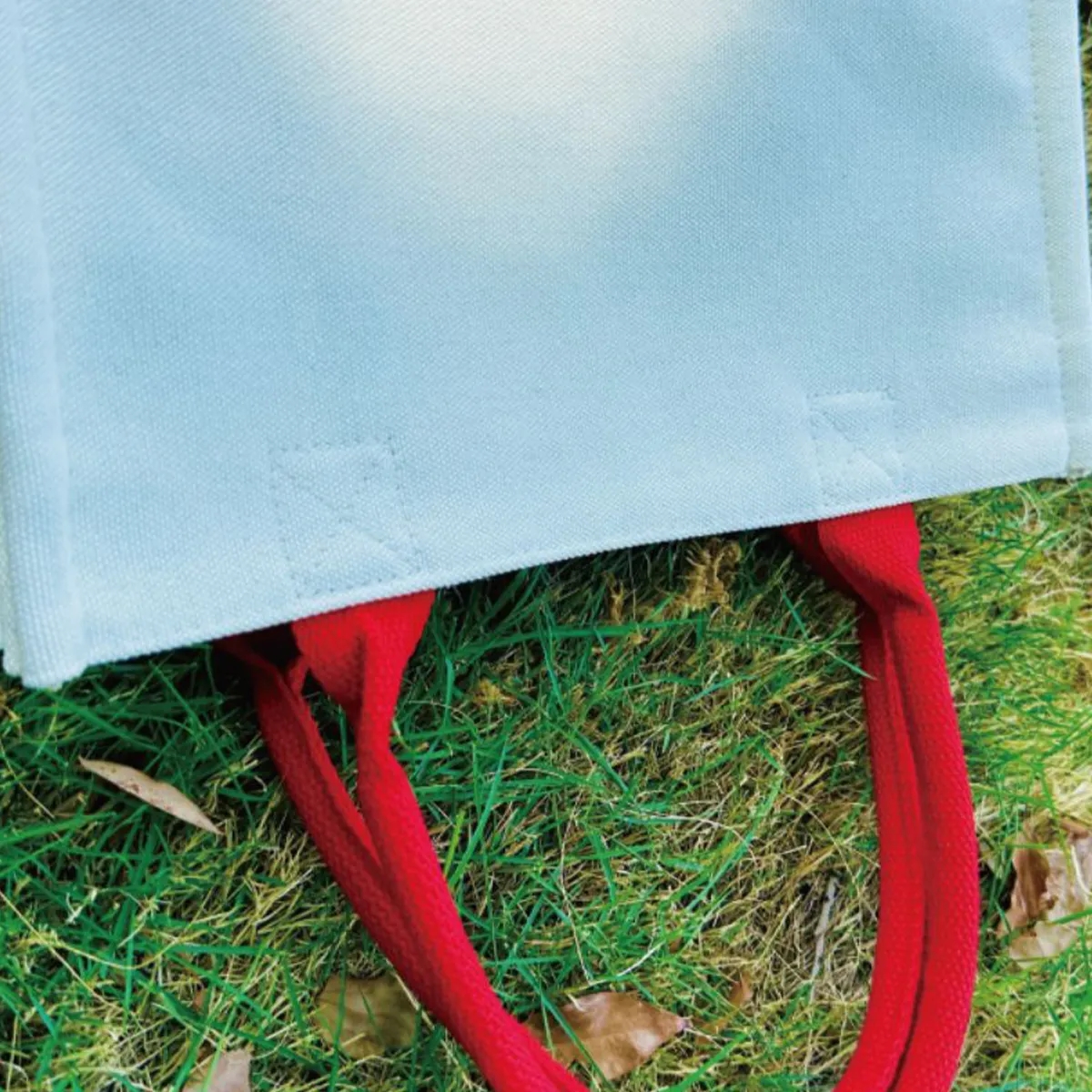 Canvas Bag With Ribbon Tote Exhibition Can Be Customized 5