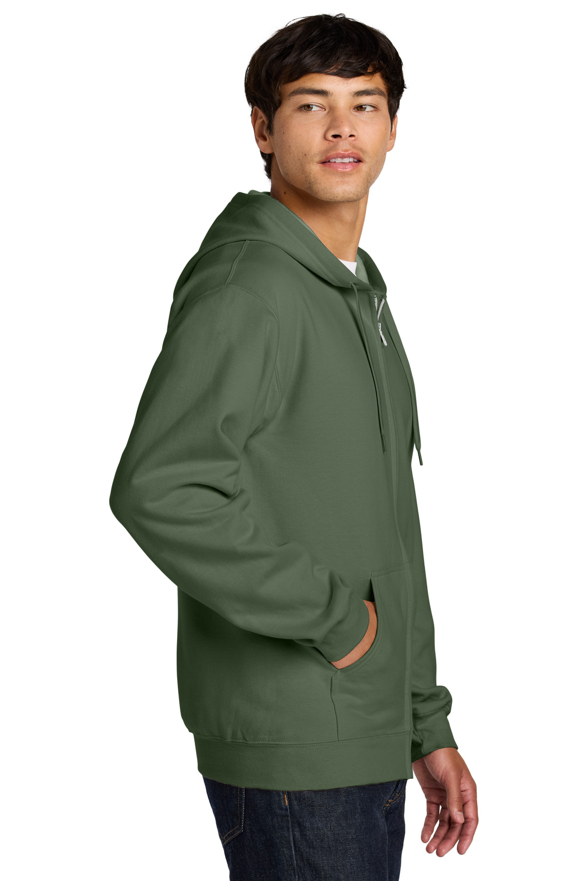 Gildan Softstyle Midweight Fleece Full-Zip Hooded Sweatshirt SF600 2