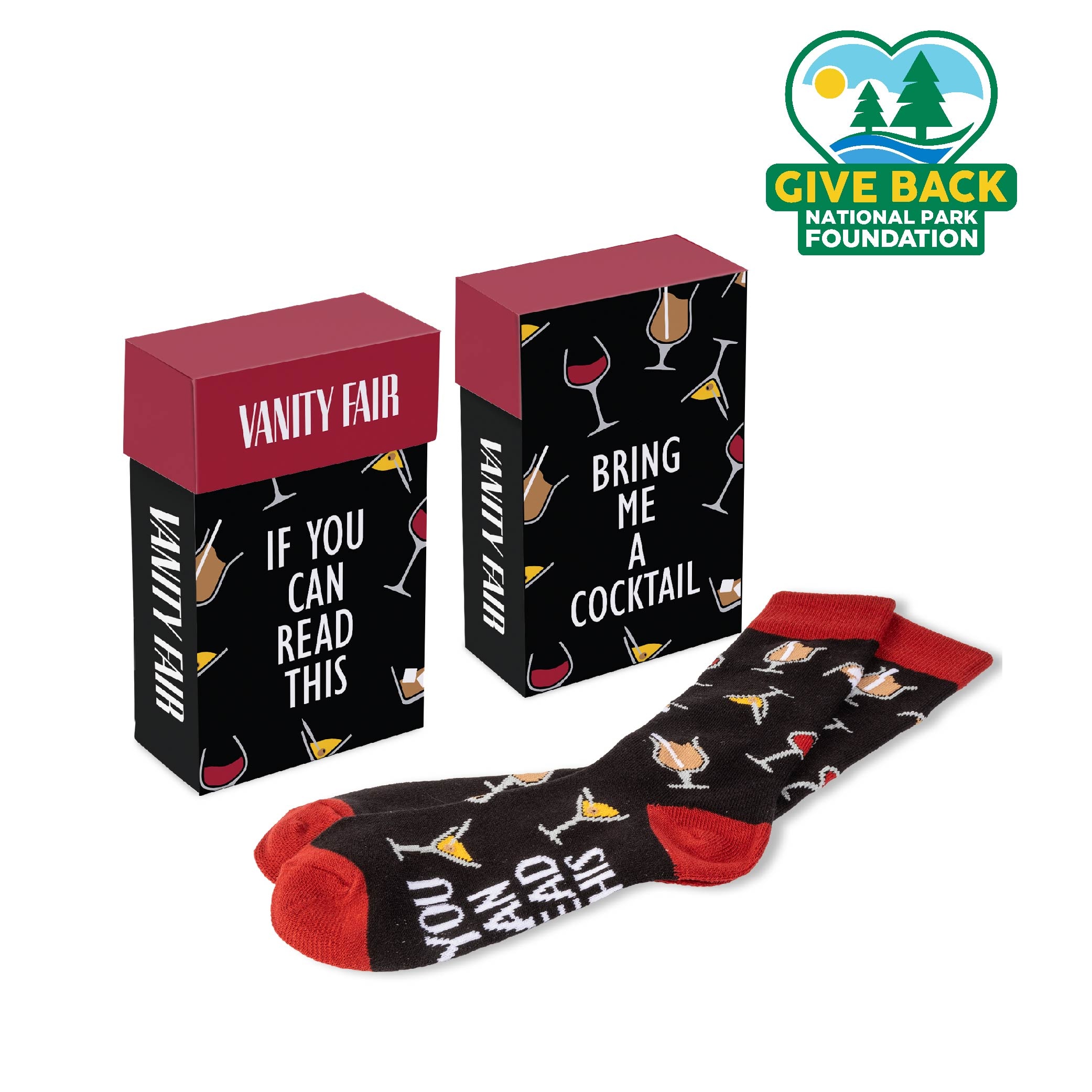 ACE Cocktail Themed Socks in Flip Top Box 2