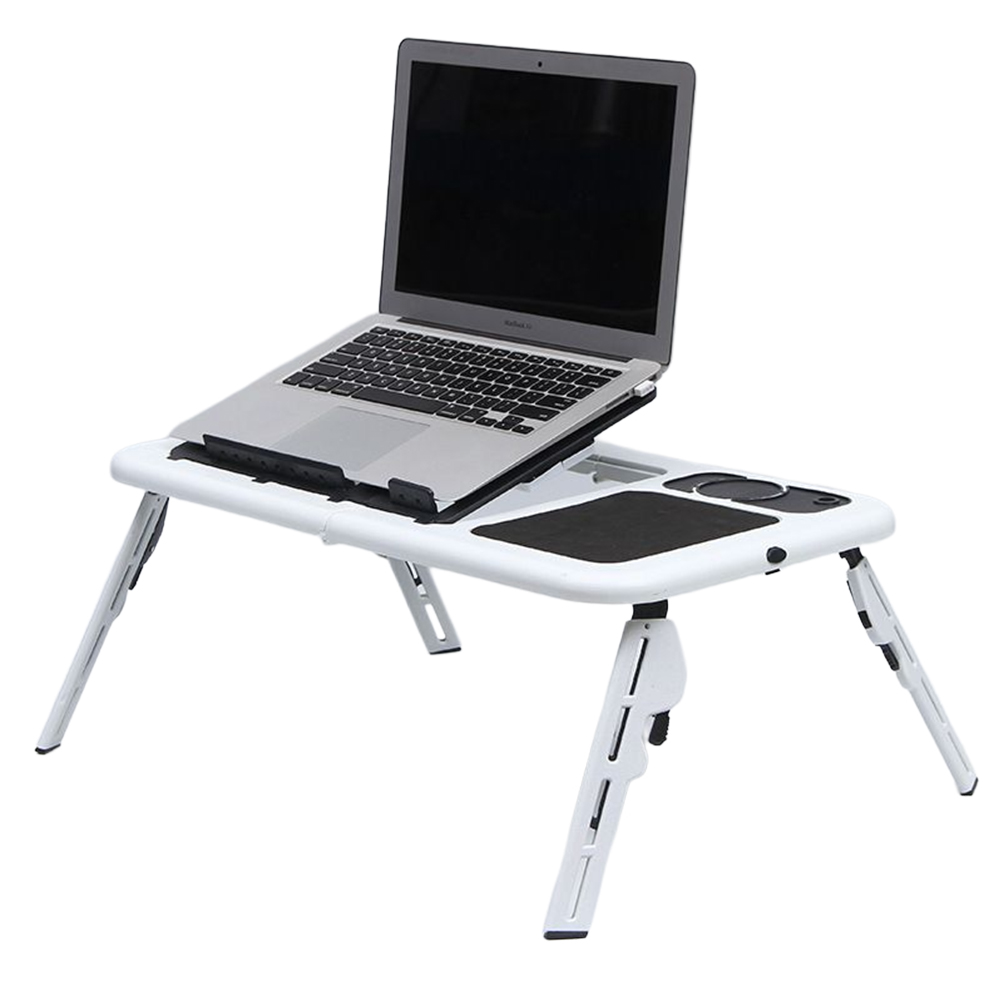Function Double Fan Foldable Bed Computer Desk 1