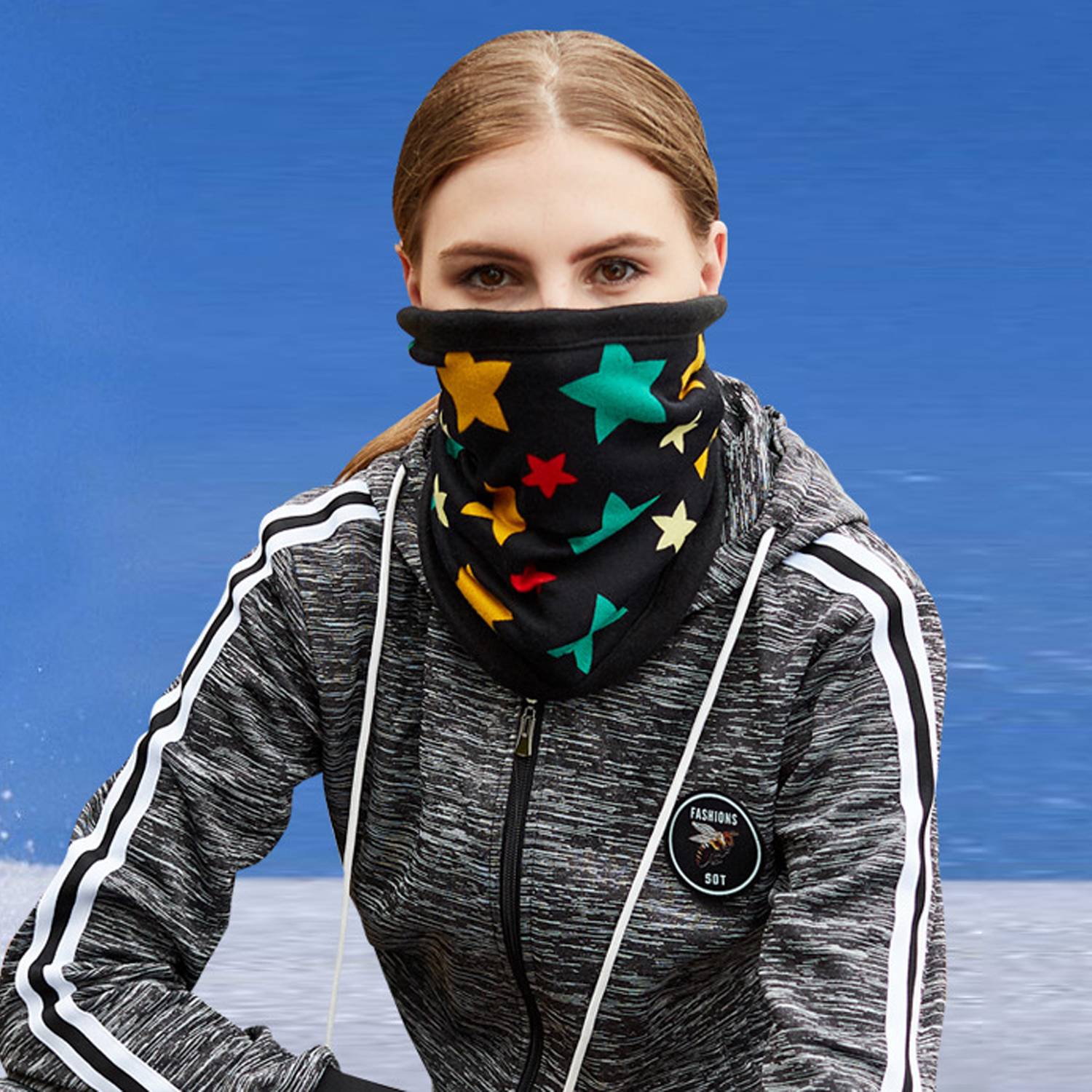 Outdoor Windproof Sunscreen Riding Neck Gaiter Face Mask 2