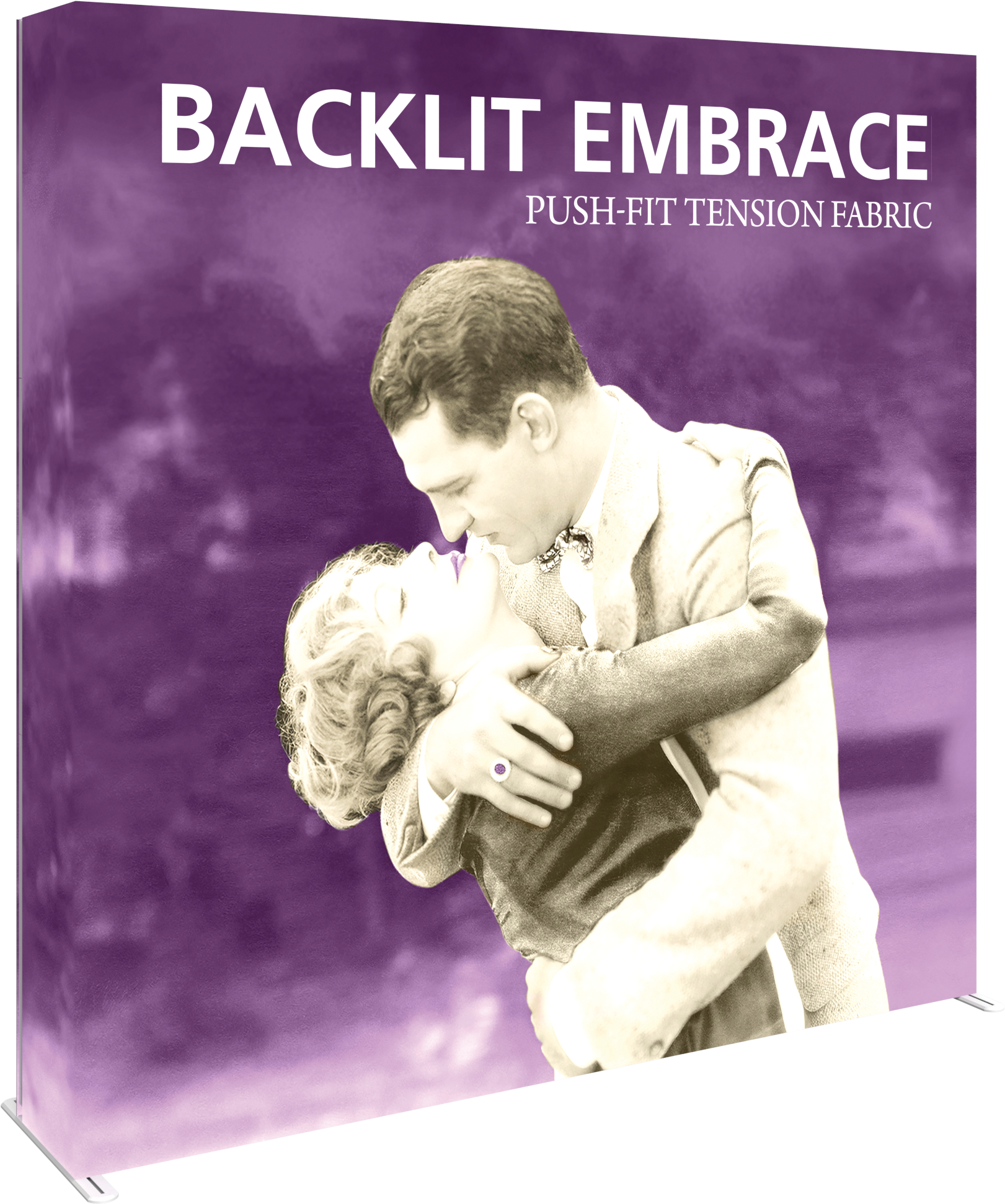 Backlit Embrace 7.5 ft. Display Double-Sided