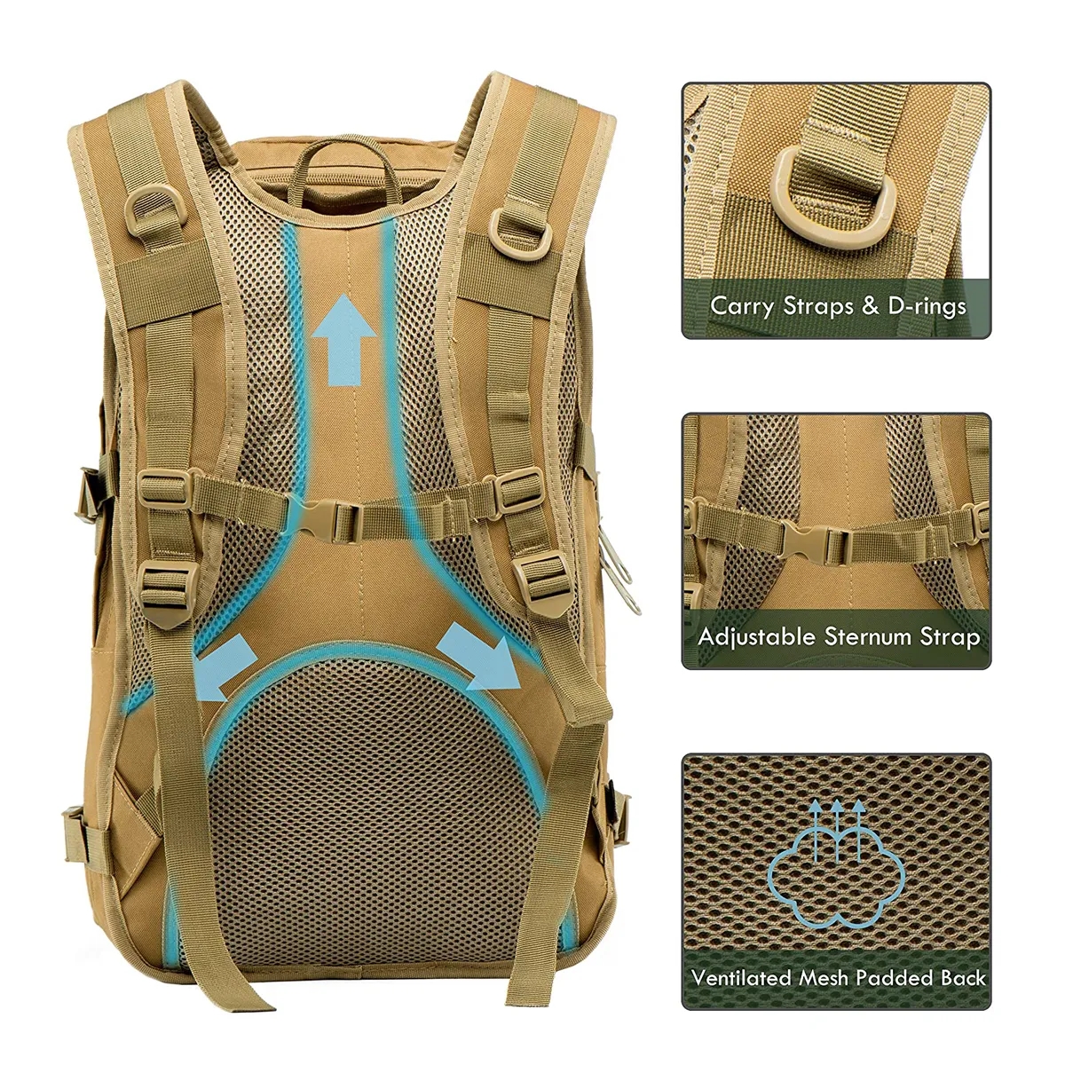 Military Tactical Backpack for Men 6