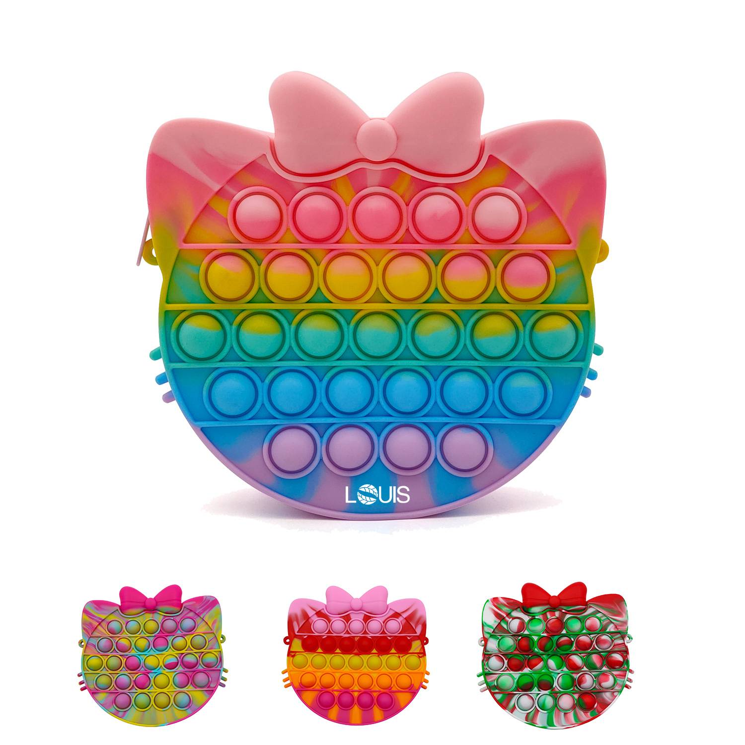 Silicone stress relief qute crossbody bag 2