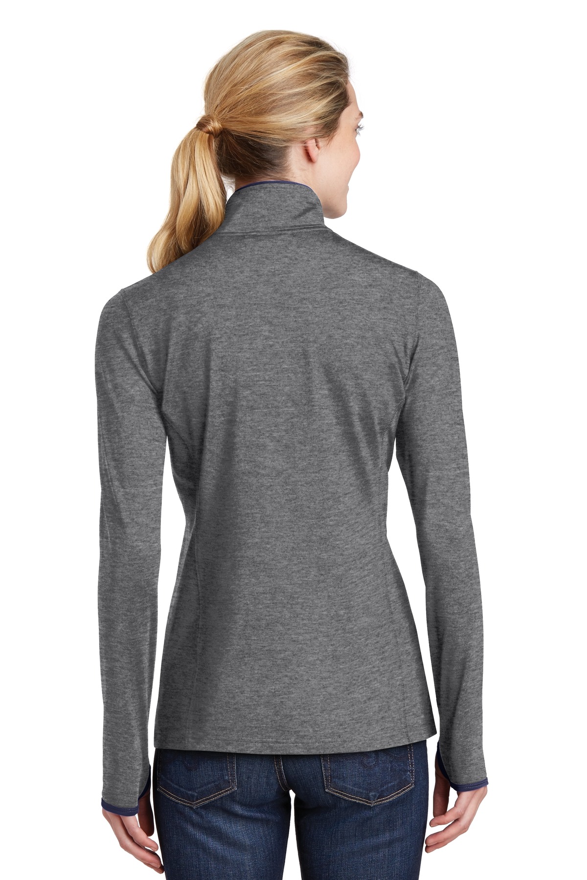 Sport-Tek Women's Sport-Wick Stretch Contrast Full-Zip Jacket. LST853 38