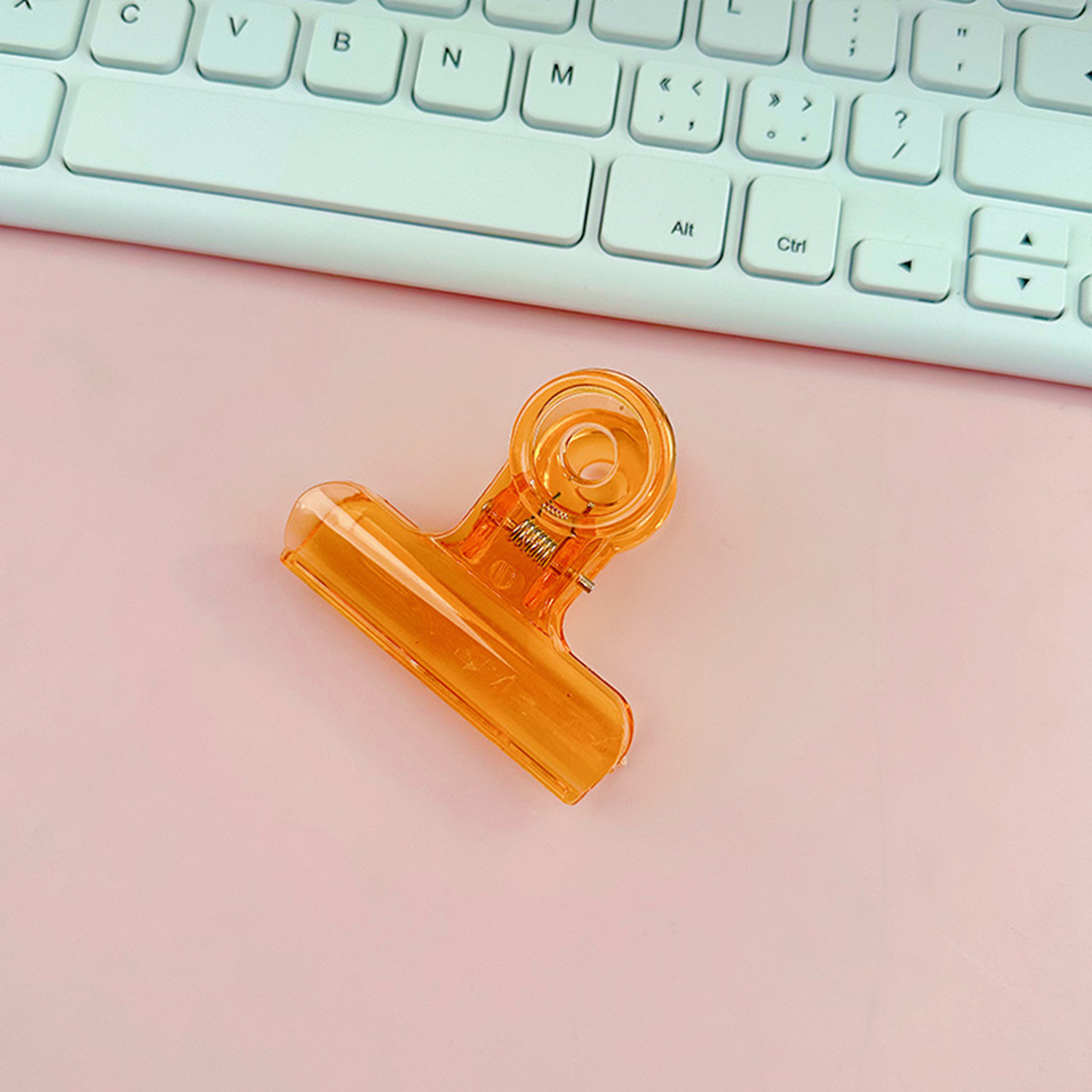 2.5" Color transparent Plastic Clip 3