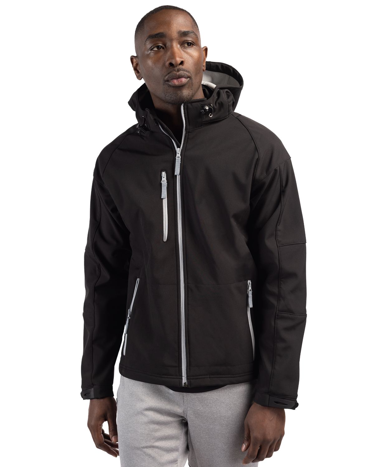 Clique Serac Stretch Softshell Mens Full Zip Jacket 3