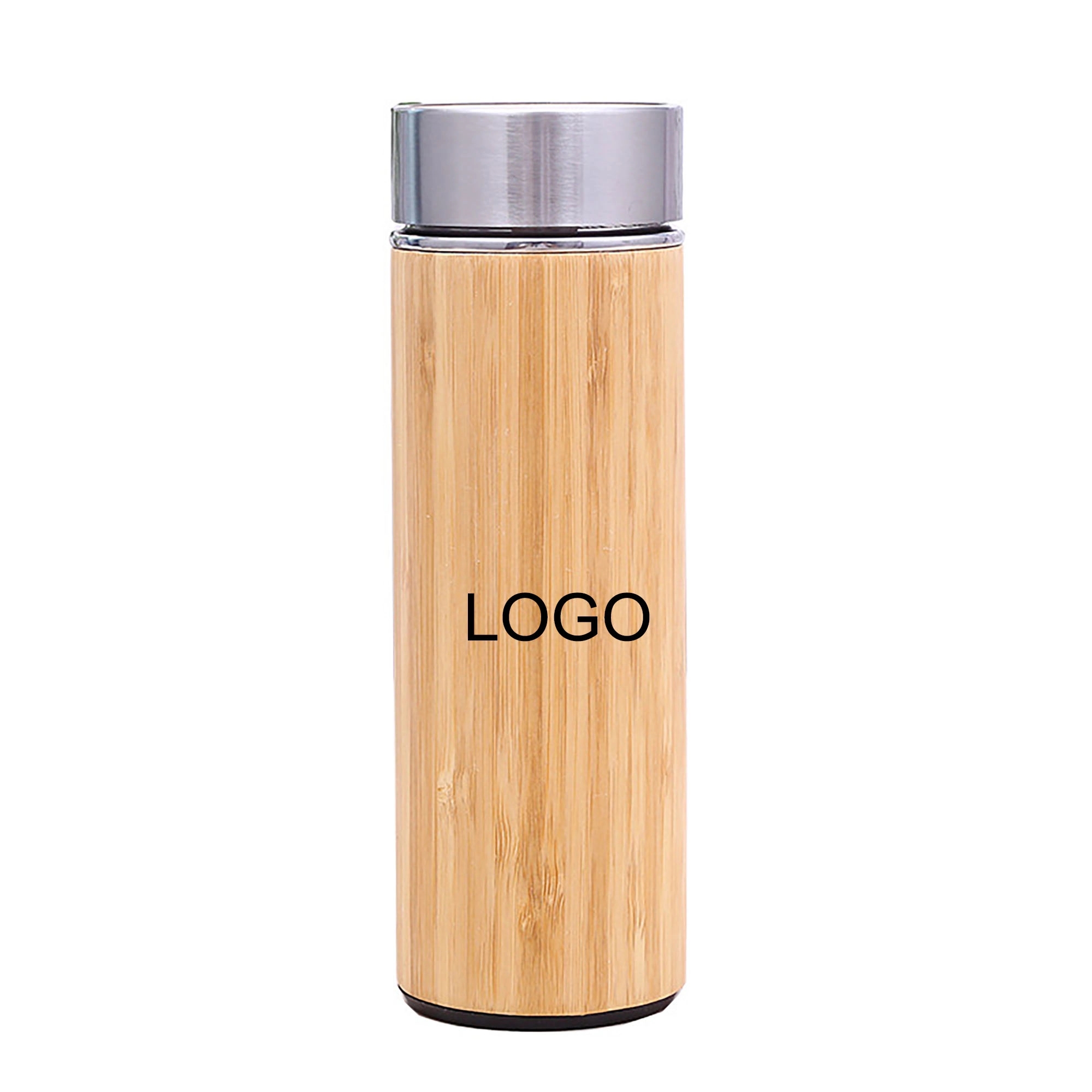 12oz Eco Friendly Bamboo Water Bottle 2