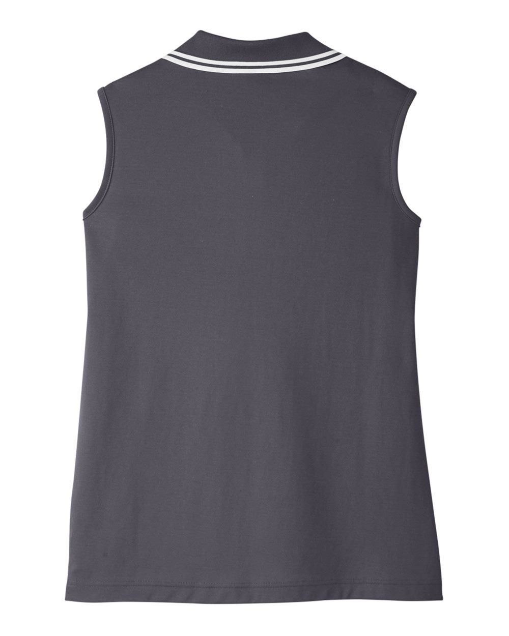 Women's CrownLux Performance® Plaited Tipped Sleeveless Polo - DG20SW 2