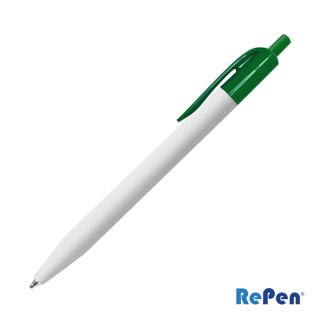 RePen® White Clicker rPET Pen 9