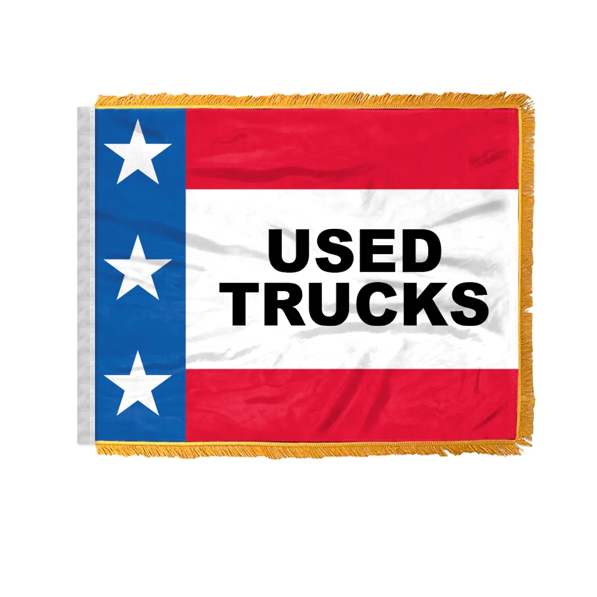 12" x 18" Patriotic Message Antenna Flag 13
