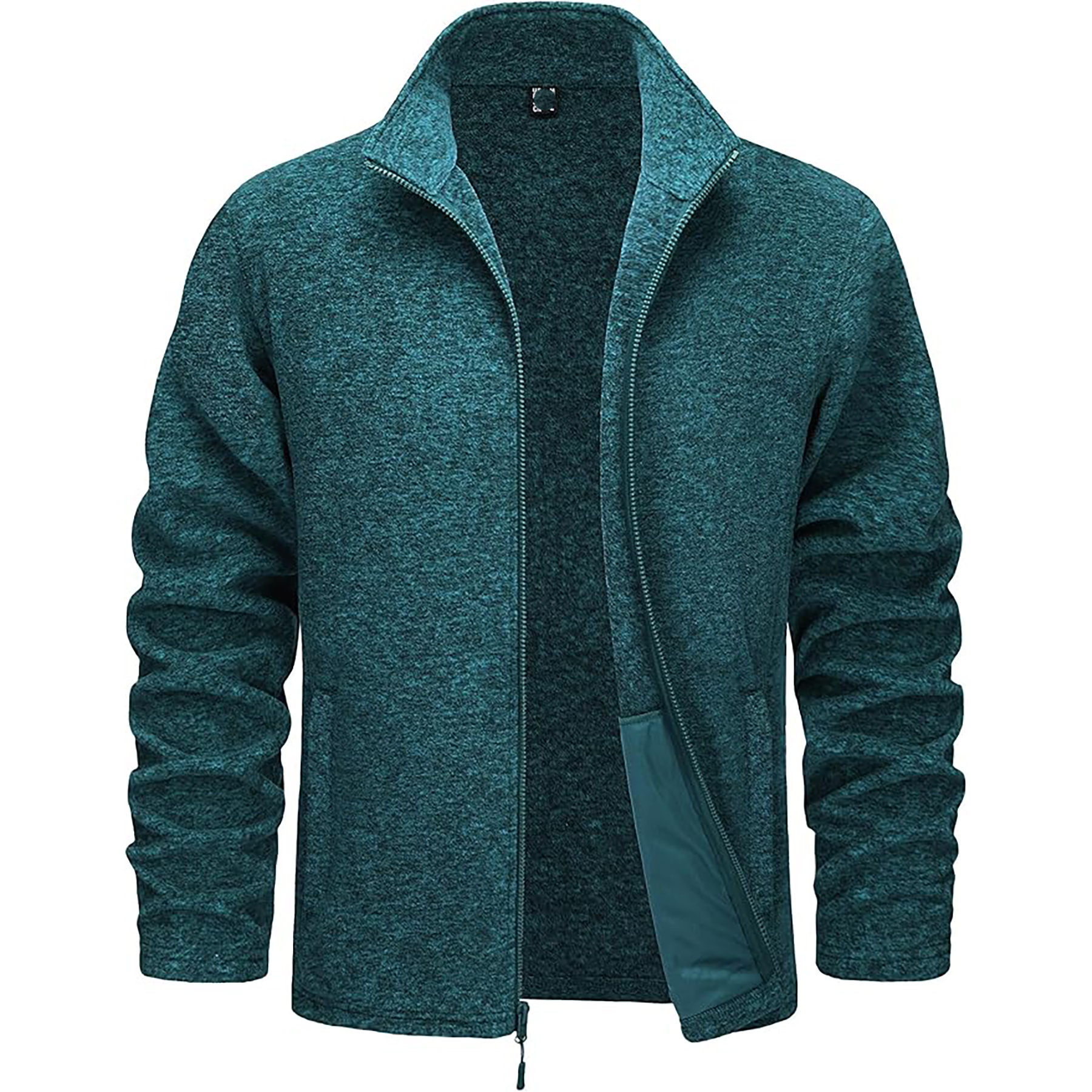 "Men Zipper Fleece Jacket Full zipper" 16
