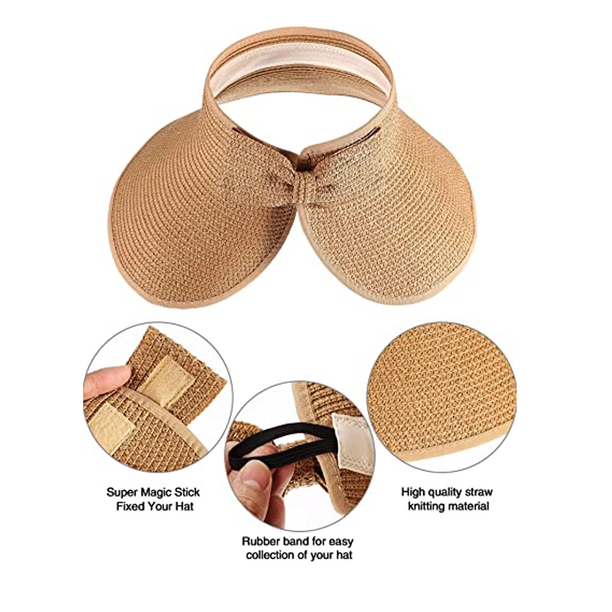 Foldable Straw Hats For Women 5