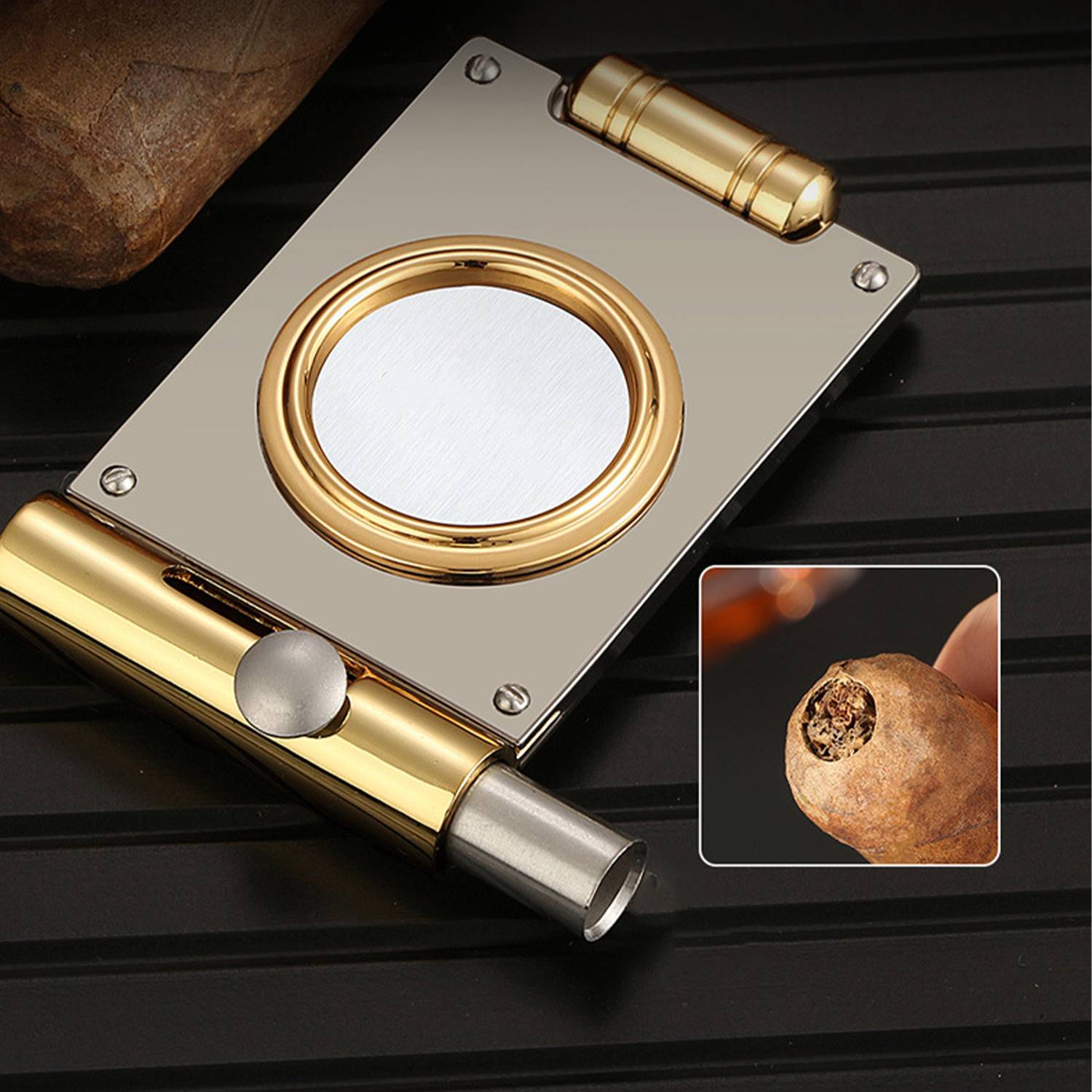 Multi-Function Stainless Steel Ideal Gifts Cigar Cutter 5