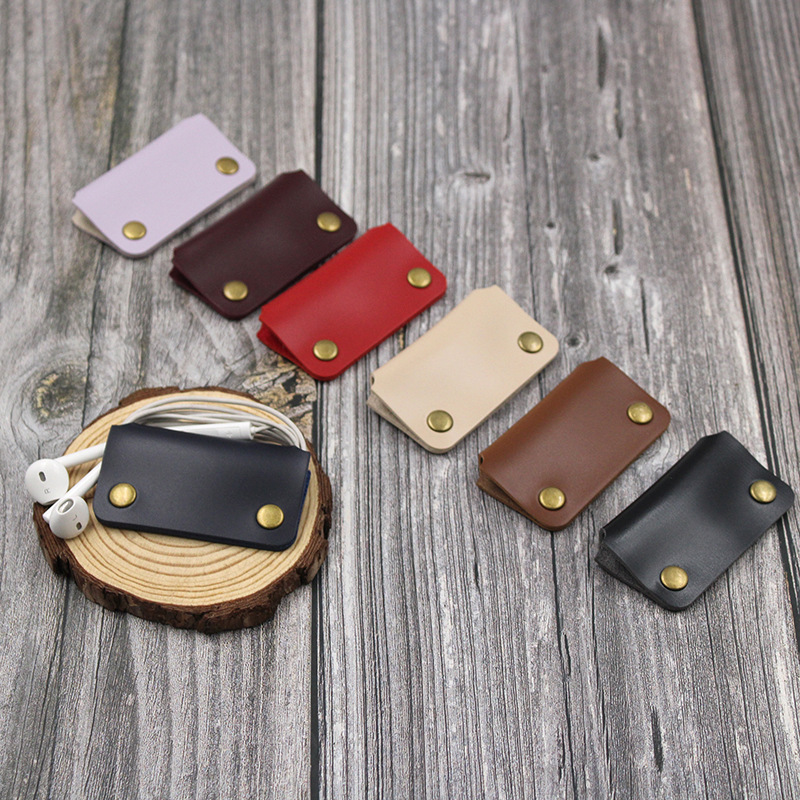 Leather Data Cord Organizer 3