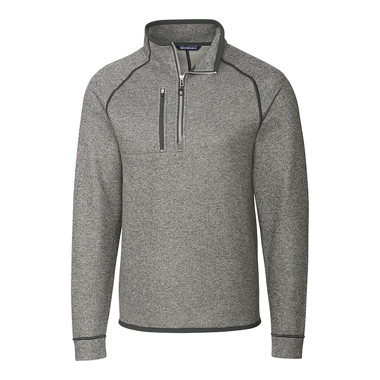 Cutter & Buck Mainsail Sweater-Knit Half-Zip Pullover Jacket 1