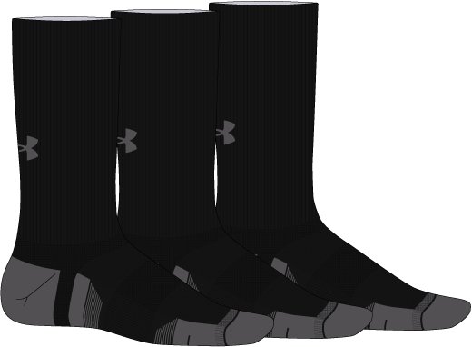 UA Performance Tech Kids' 3-Pack Crew Socks 2