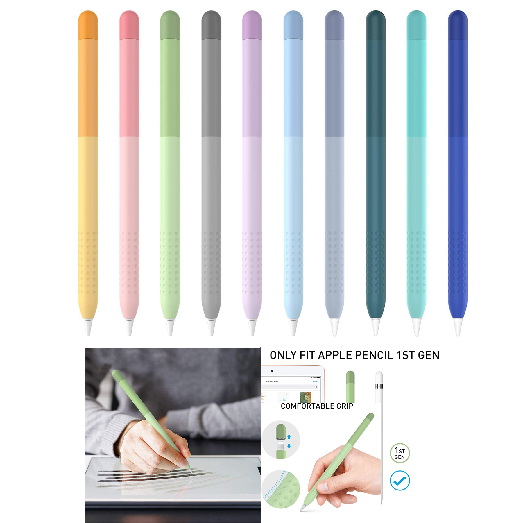Silicone Apple Pencil Case Cover 2