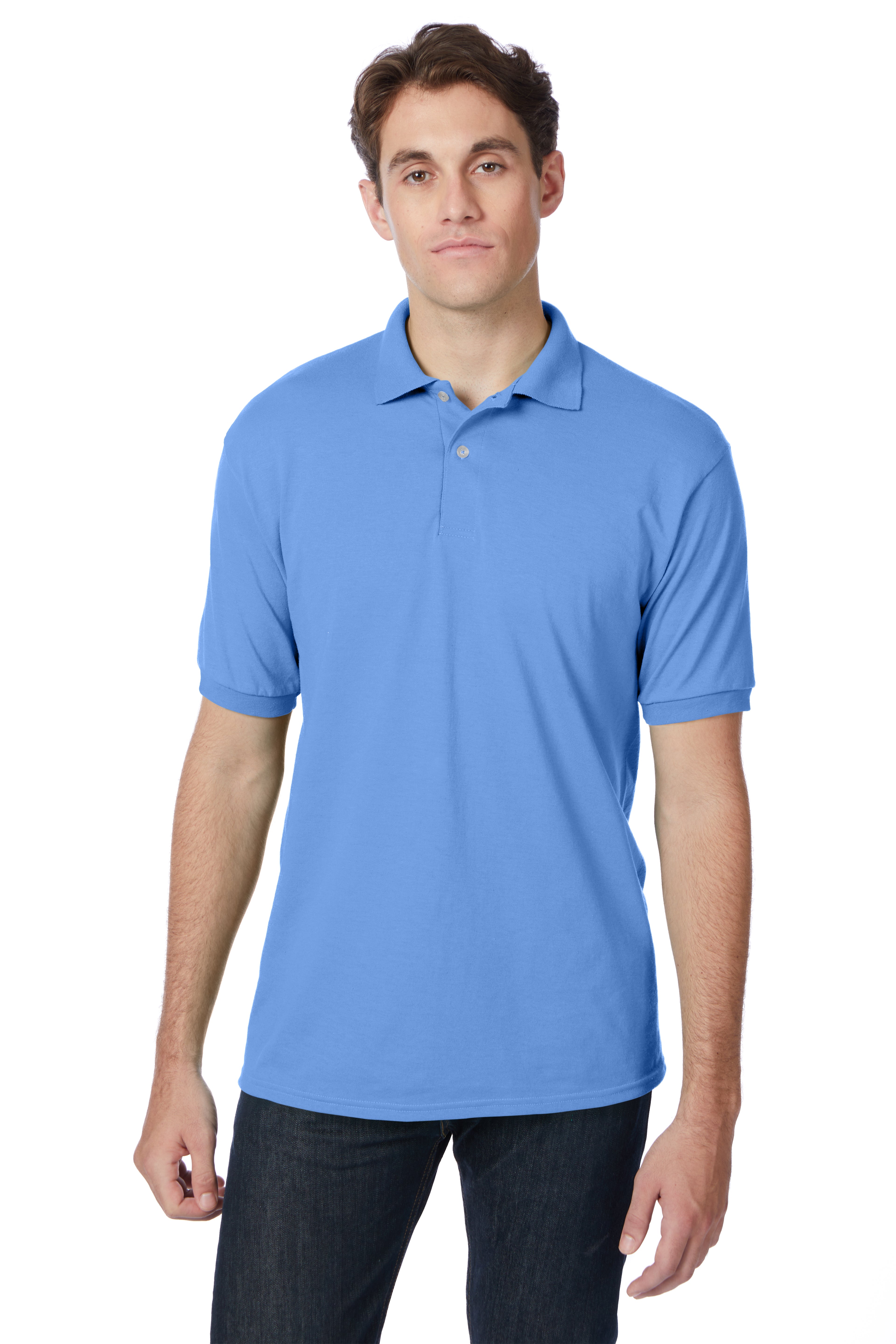 Hanes EcoSmart® Jersey Polo Shirt 17