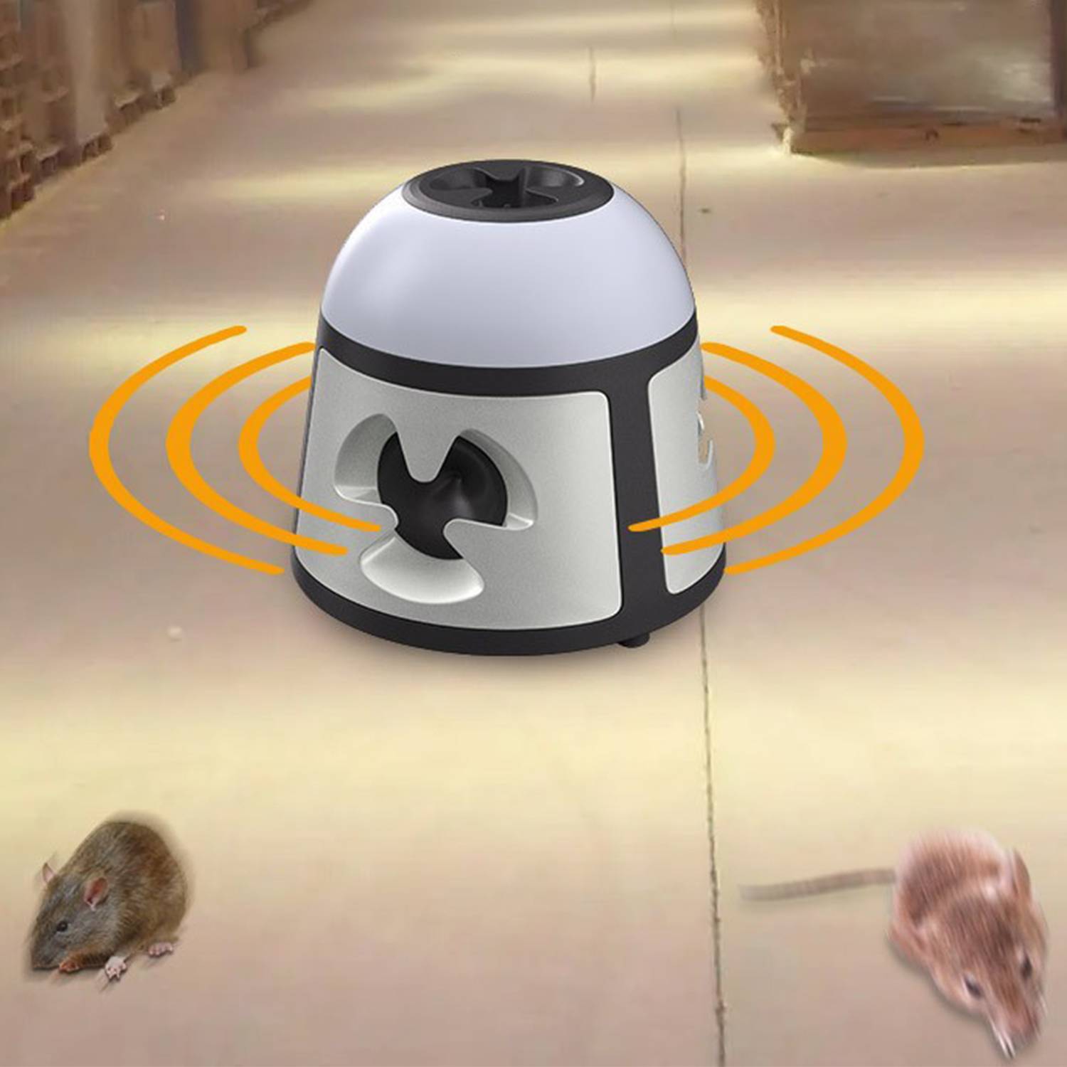 Ultrasonic Abs Mouse Repellent LED Flashing Alarm 2