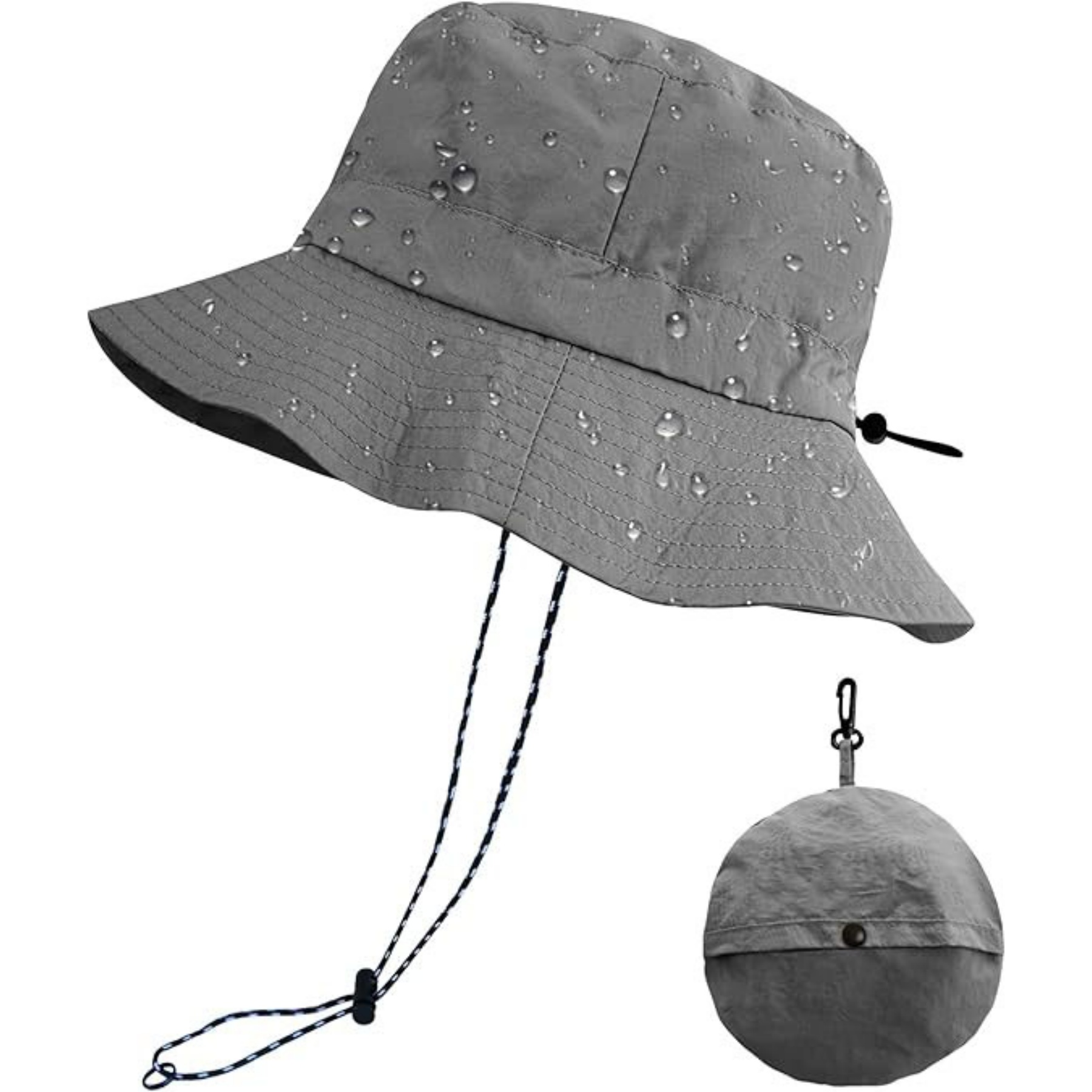 Detachable Quick Dry Waterproof Sun Bucket Hat 8