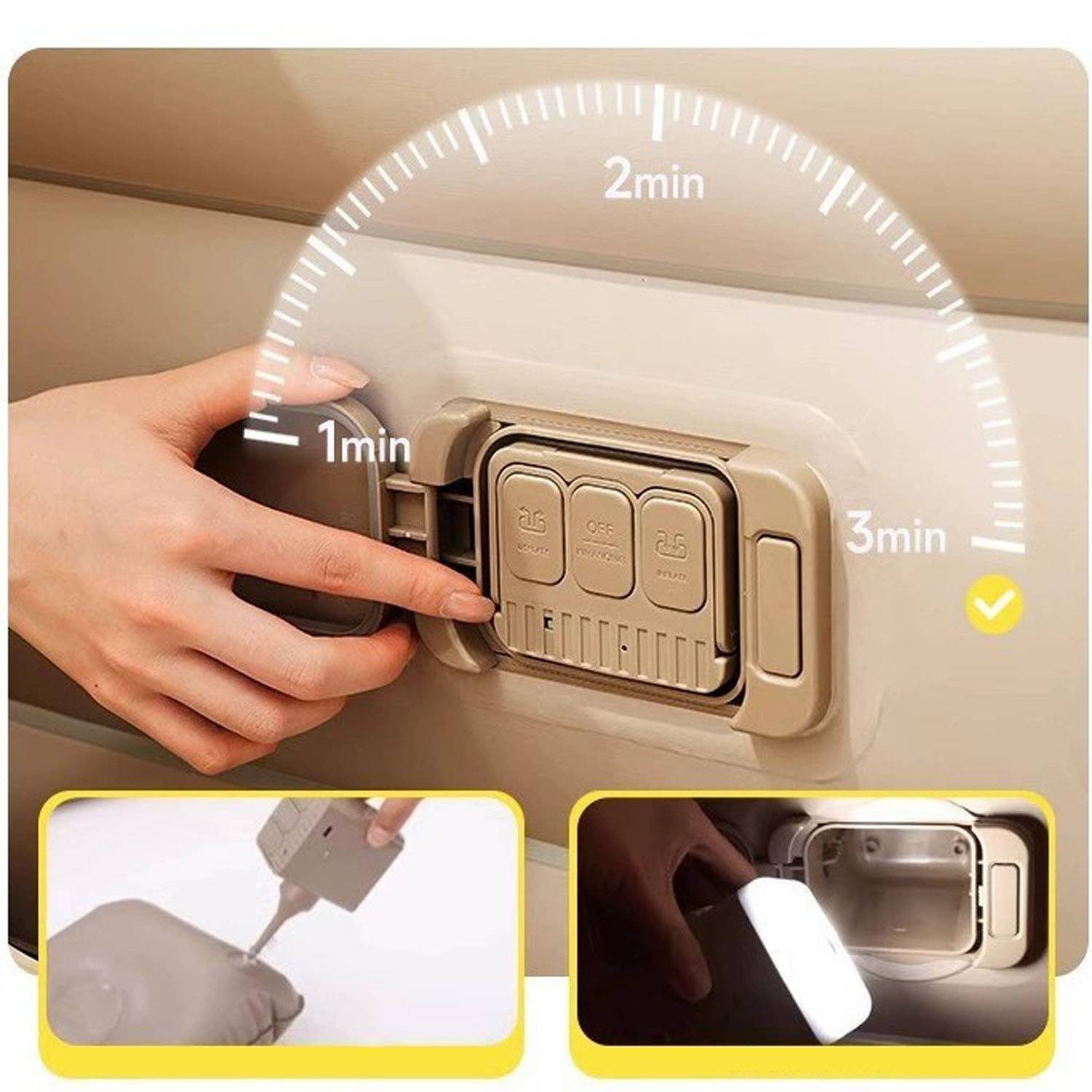 Durable Leakproof Portable Antibacterial Air Mattress 3