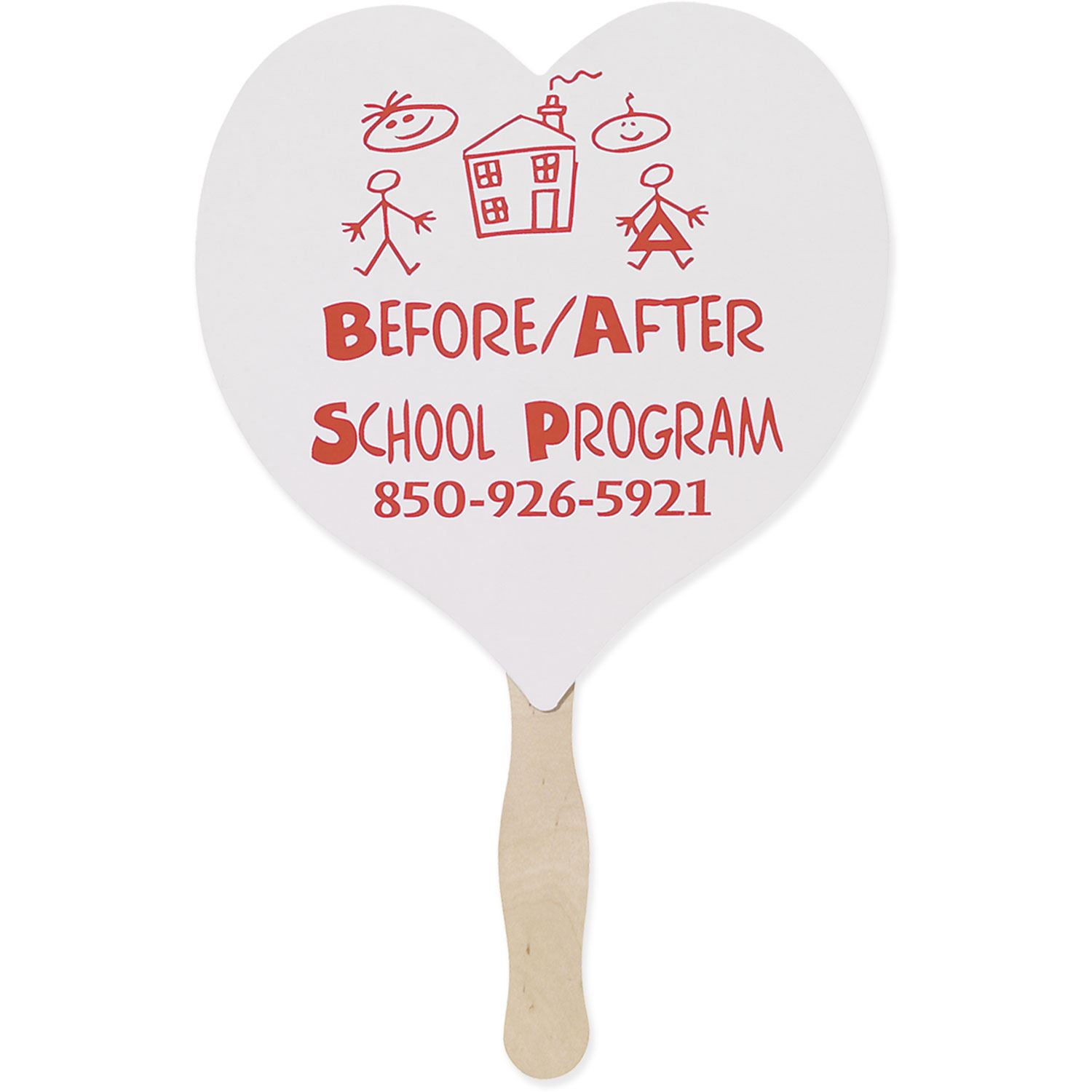 Stock Shape Hand Fan 17