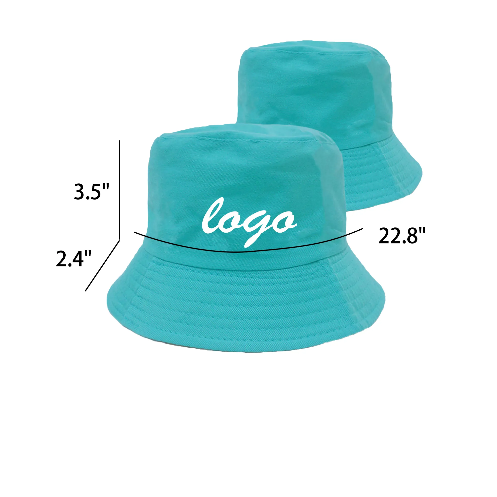 Children Adults' Cotton Bucket Hat For Sun Protection 2