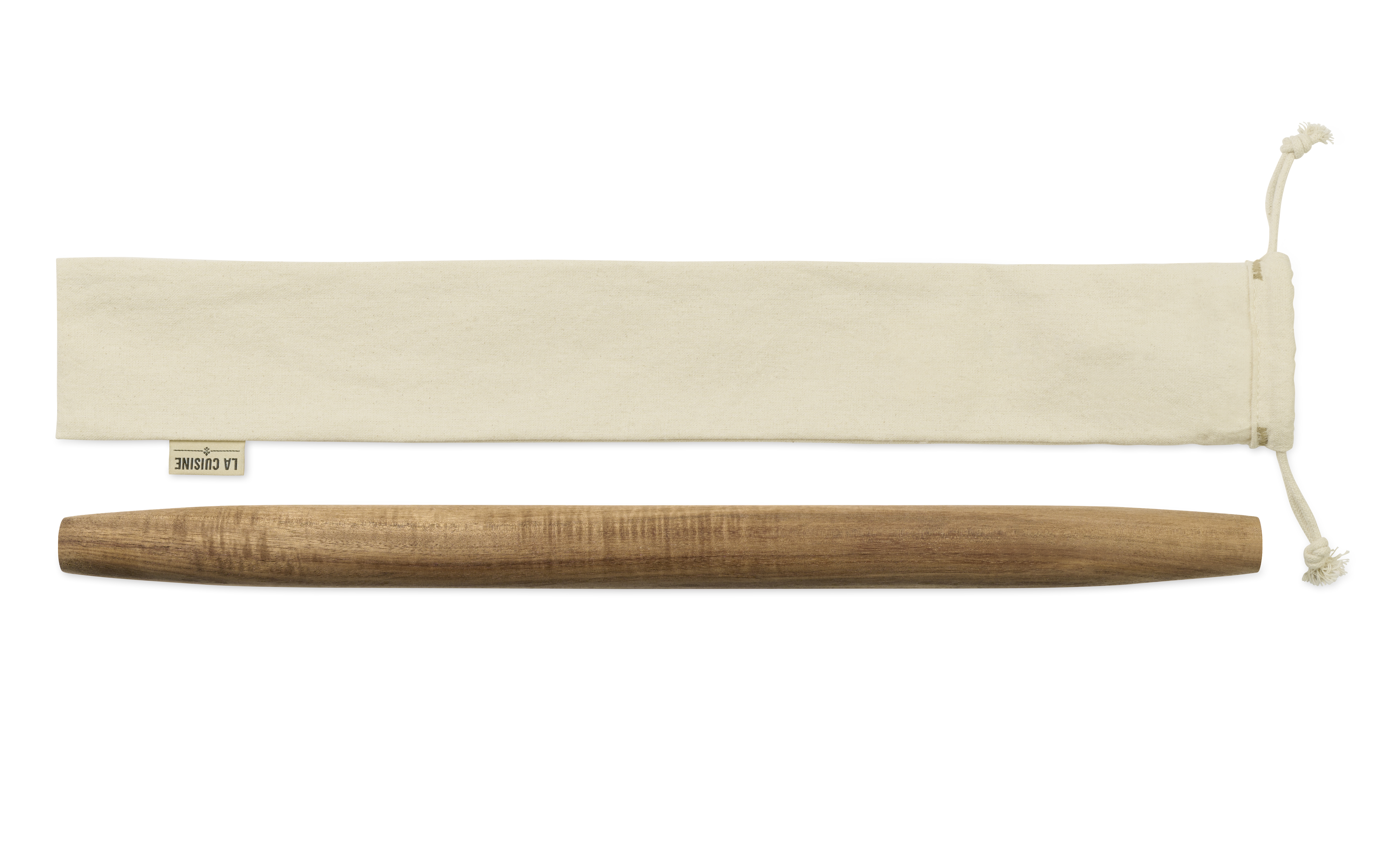 La Cuisine French Rolling Pin with Storage Bag