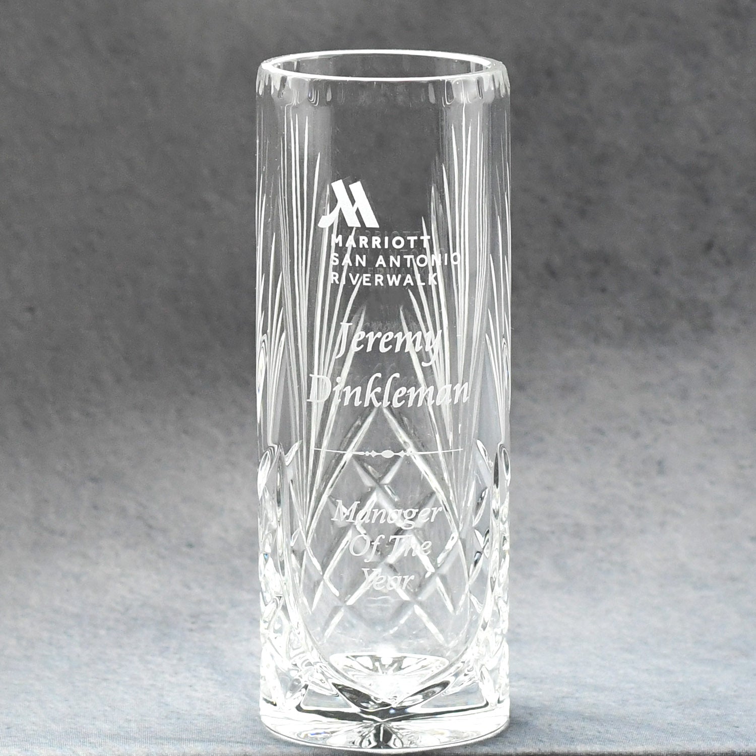 Crystal Cylinder Vase 3