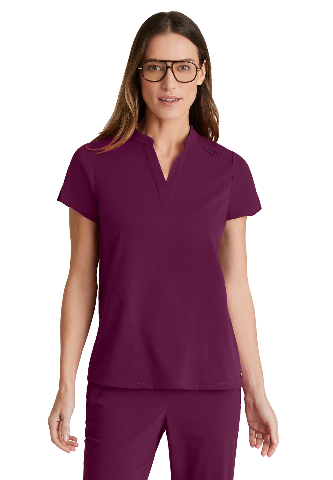 Grey's Anatomy Spandex Stretch - Women's Two-Pocket Avery Scrub Top 30