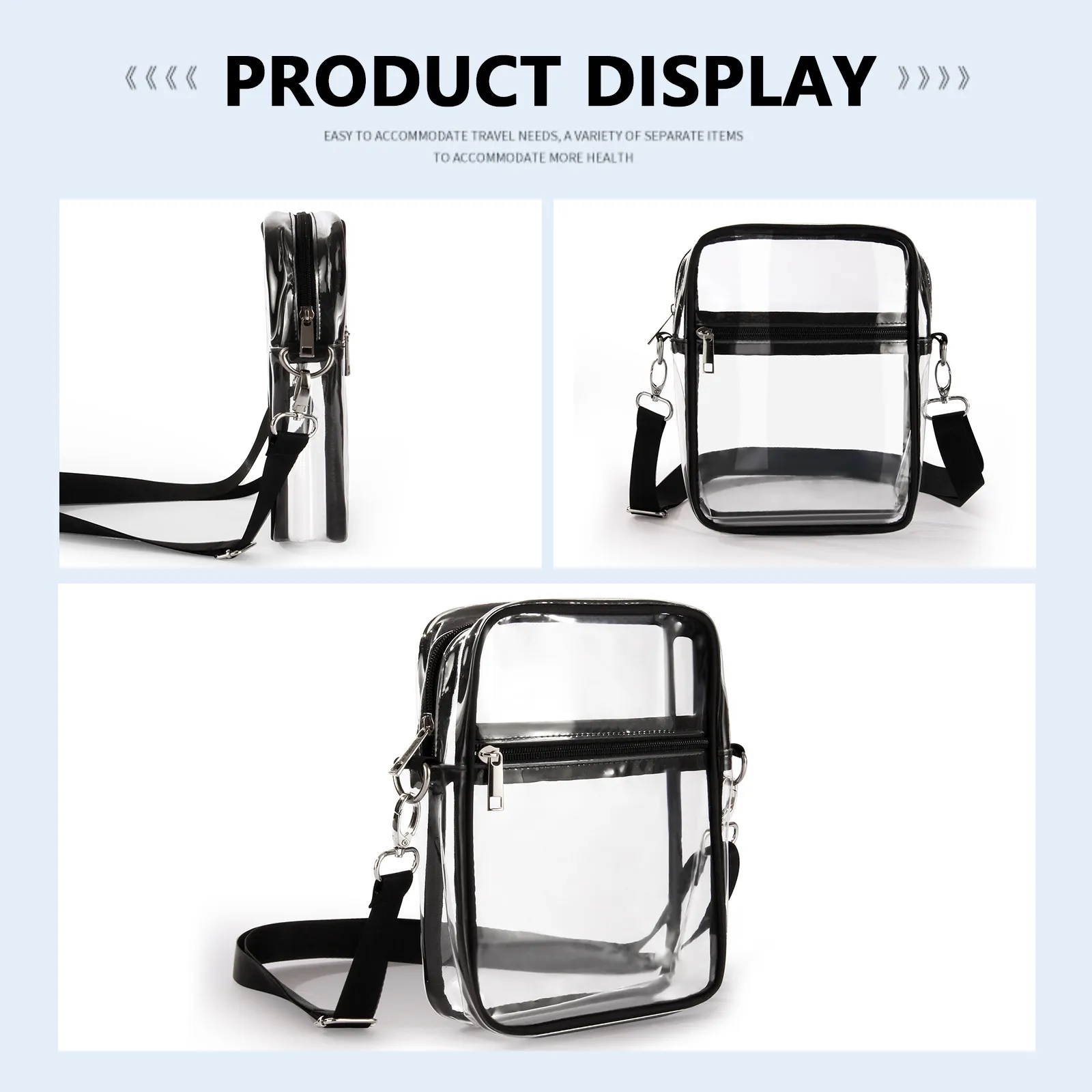 Crossbody Clear Bag With Front Pocket 6