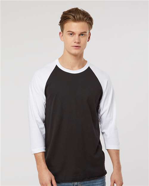 Unisex Fine Jersey Raglan T-Shirt - 245 112